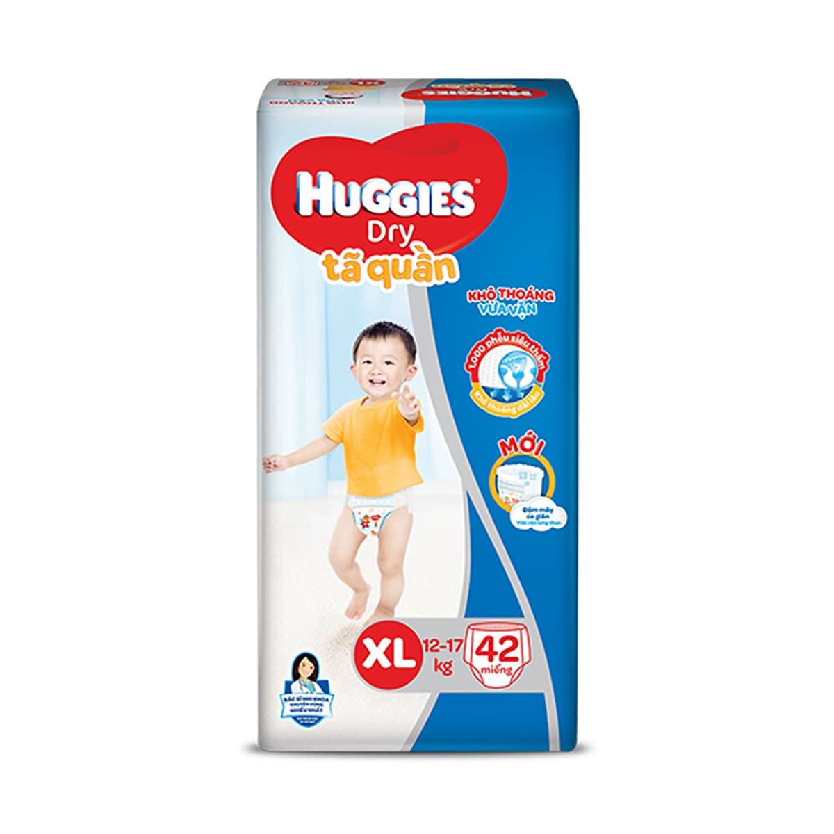 Combo 2 Tã quần HUGGIES DRY BIG JUMBO M54 - L48 - XL42 - XXL38
