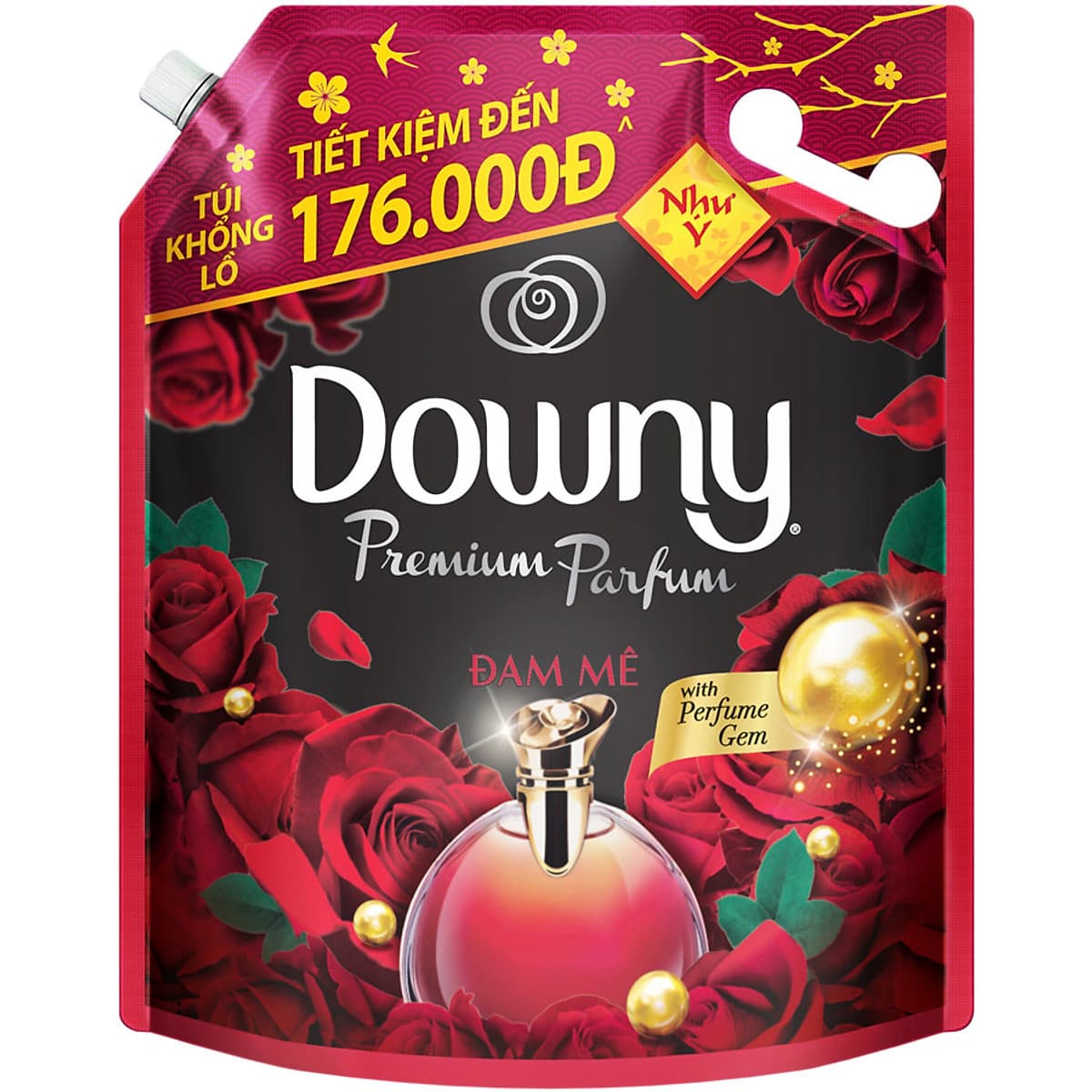 Nước Xả Vải Downy Đam Mê Dạng Túi 3L