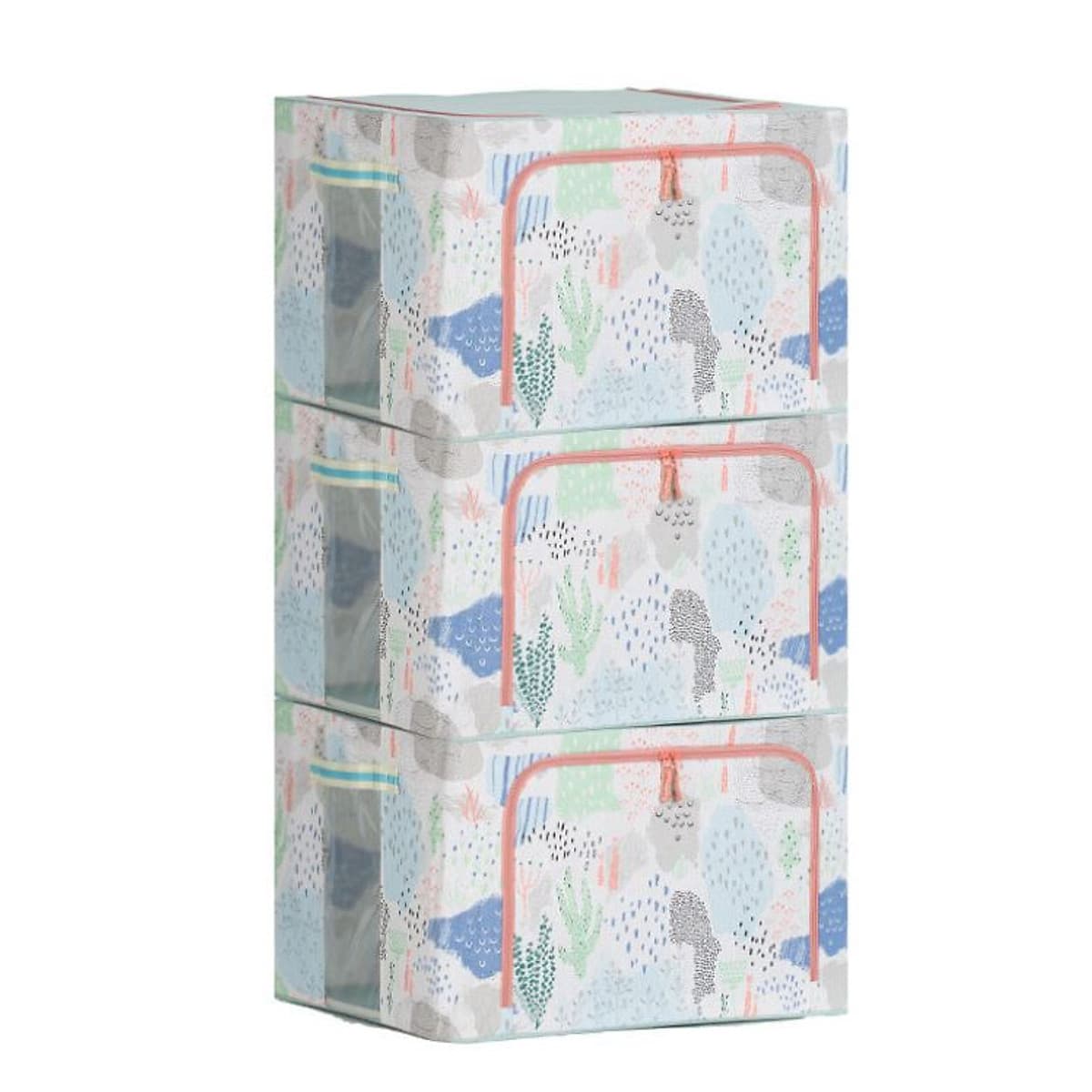 Bộ 3 Túi Đựng Chăn Màn Khung Sắt Gấp Gọn miDoctor (CÓ CHỌN MÀU)
