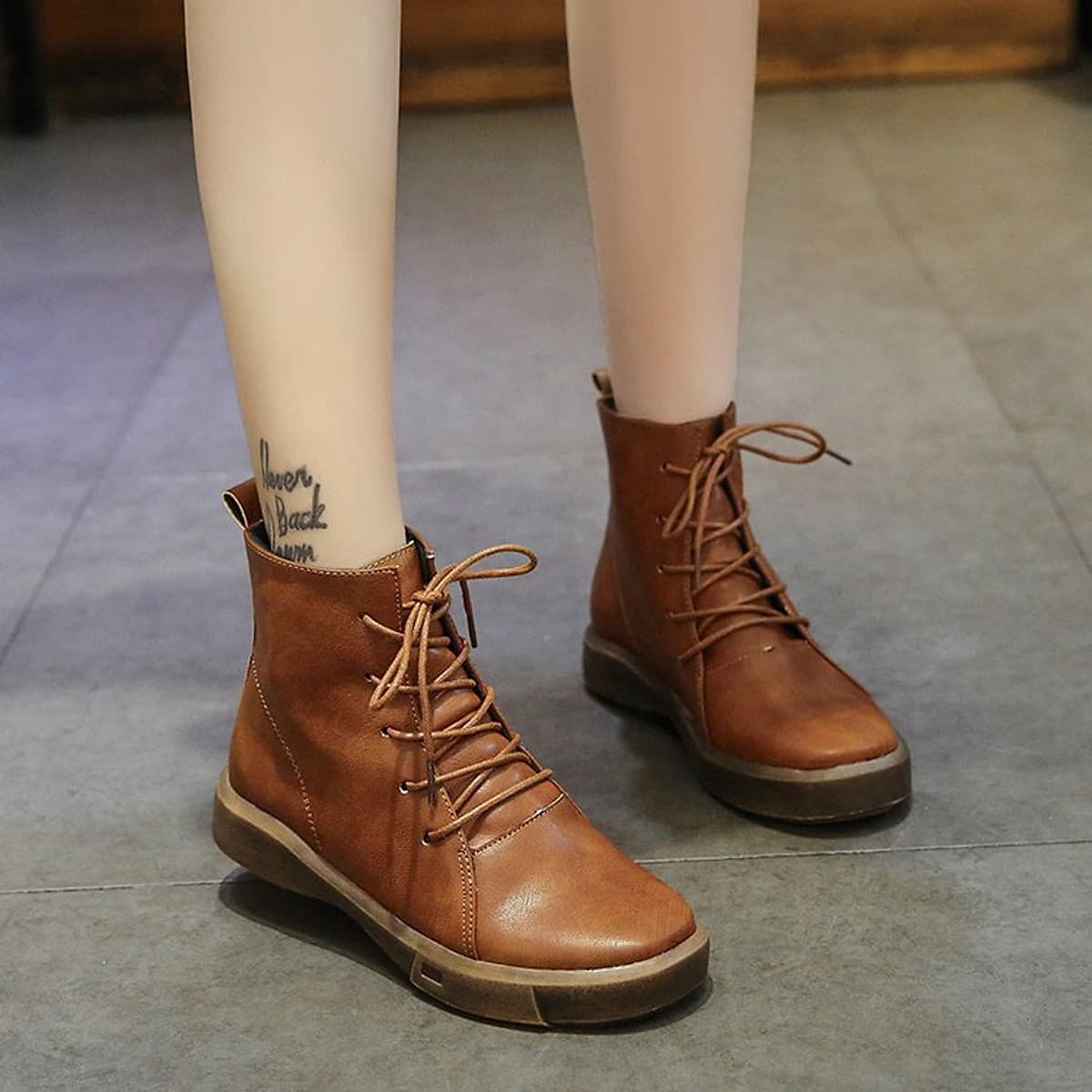 Giày boot phong cách Hàn Quốc trẻ trung cá tính dành cho nữ