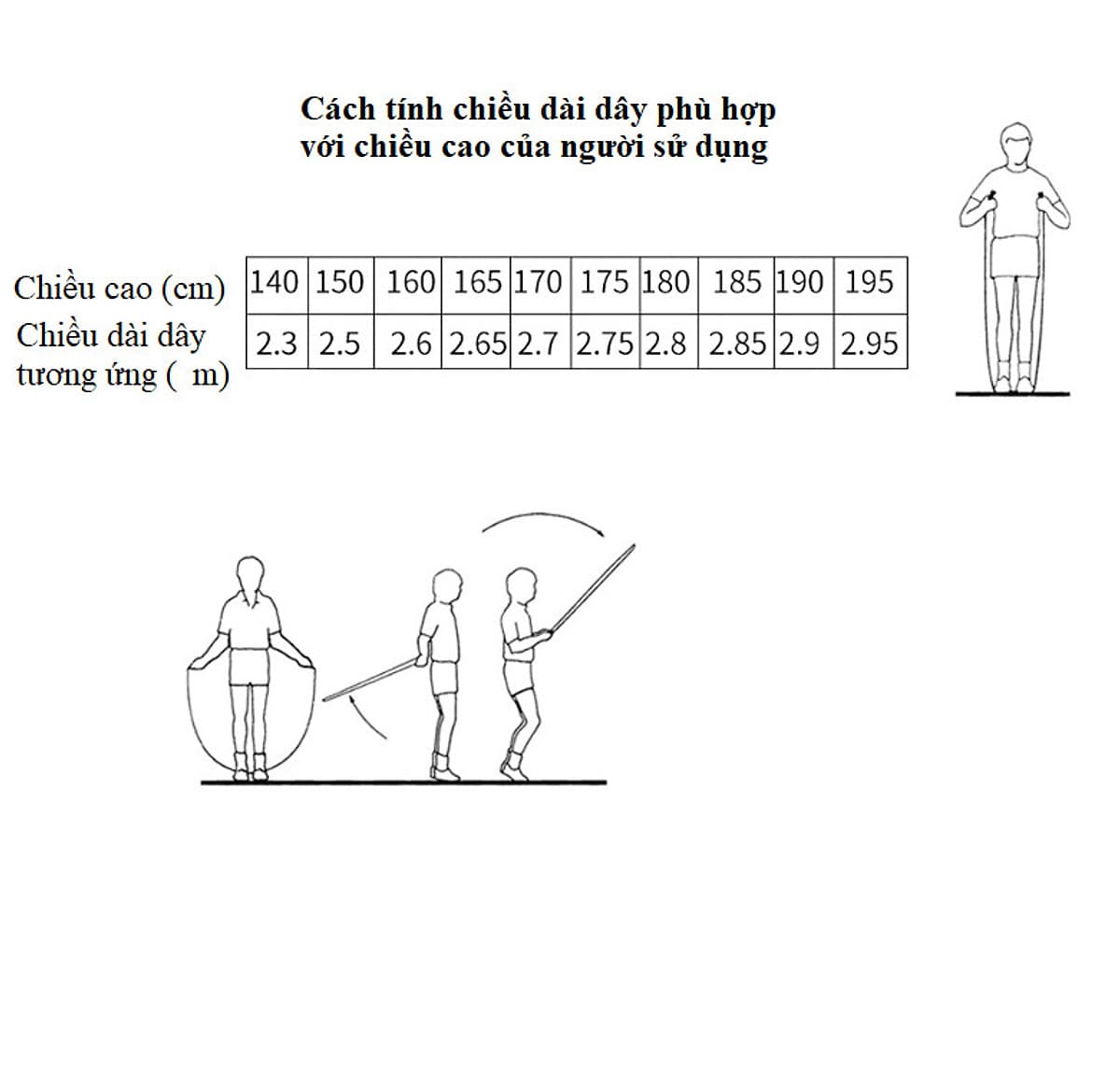 Dây nhảy thể lực ( dùng trong Boxing, Muay Thai) + tặng kèm túi 
