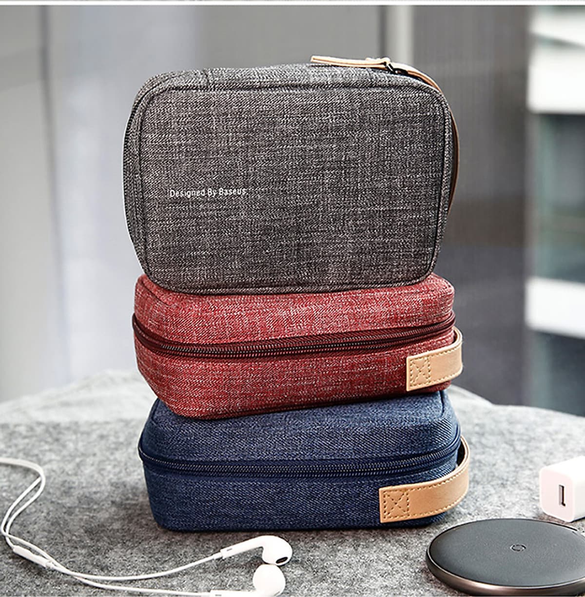 Túi đựng phụ kiện công nghệ đa năng chống nước Baseus - Hàng chính hãng