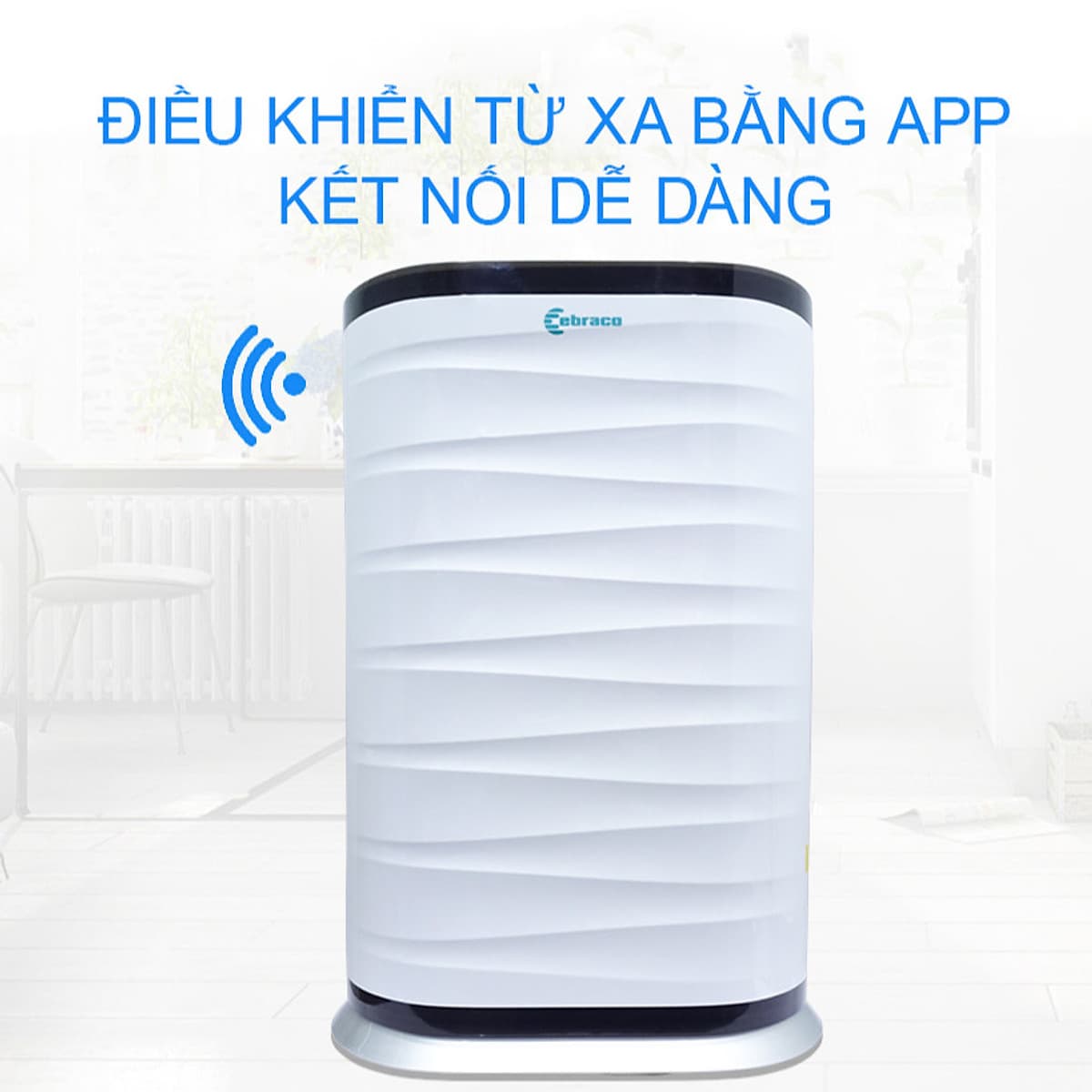 Máy Lọc Không Khí Ebraco E600 - Hệ Thống 5 Lớp Lọc Công Suất Lên Đến 72m2 - Hàng Chính Hãng
