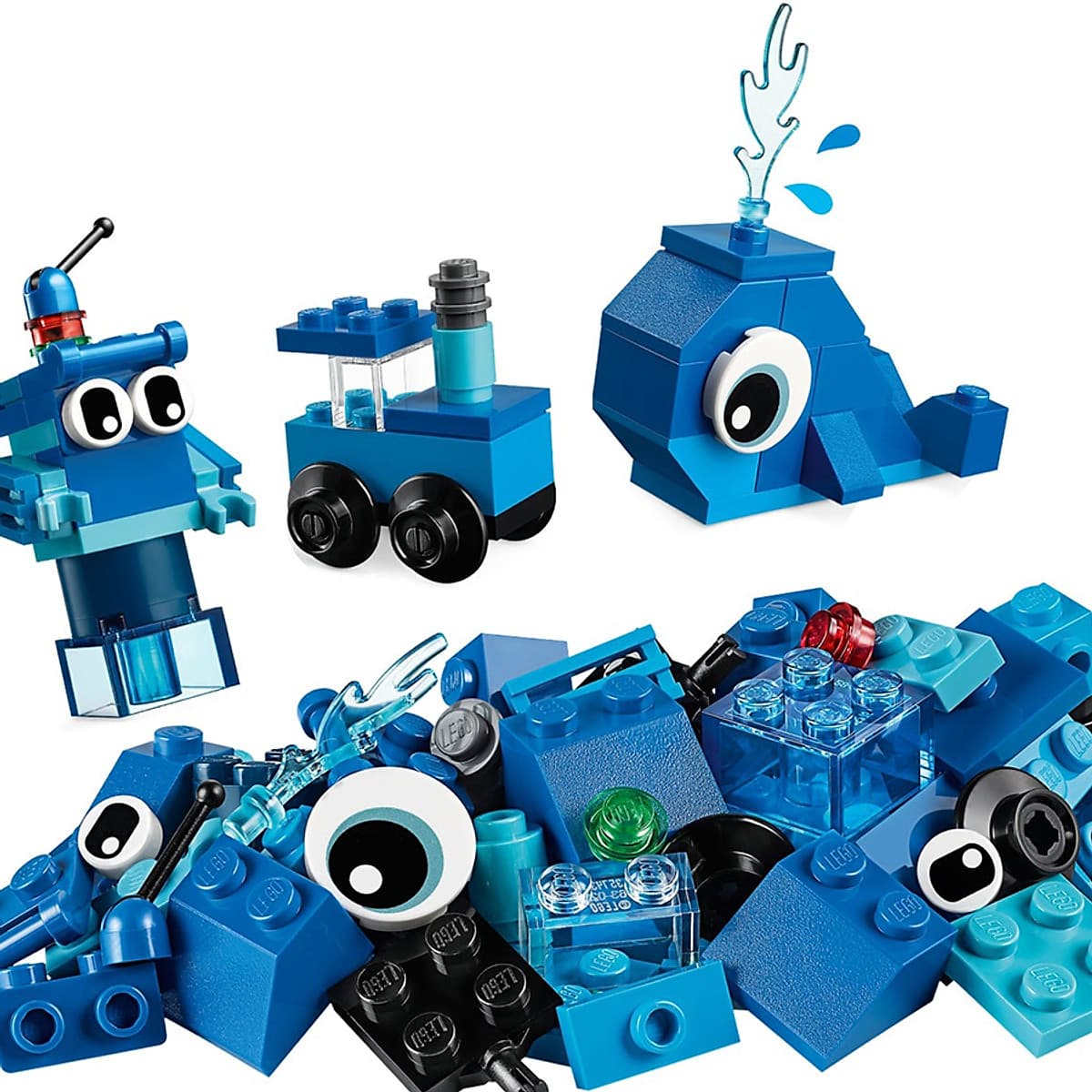 Đồ Chơi Lắp Ghép LEGO Classic Hộp Lắp Ráp Sáng Tạo Xanh Dương 11006 (52 Chi Tiết)