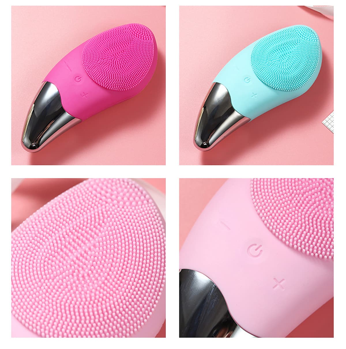 Máy rửa mặt mini massage tích hợp sóng âm BR-1020