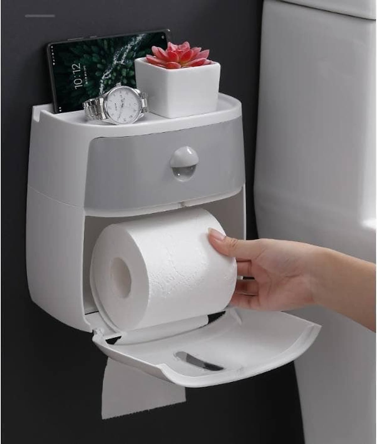 Hộp Đựng Giấy Vệ Sinh, Băng Vệ Sinh Cao cấp HB680