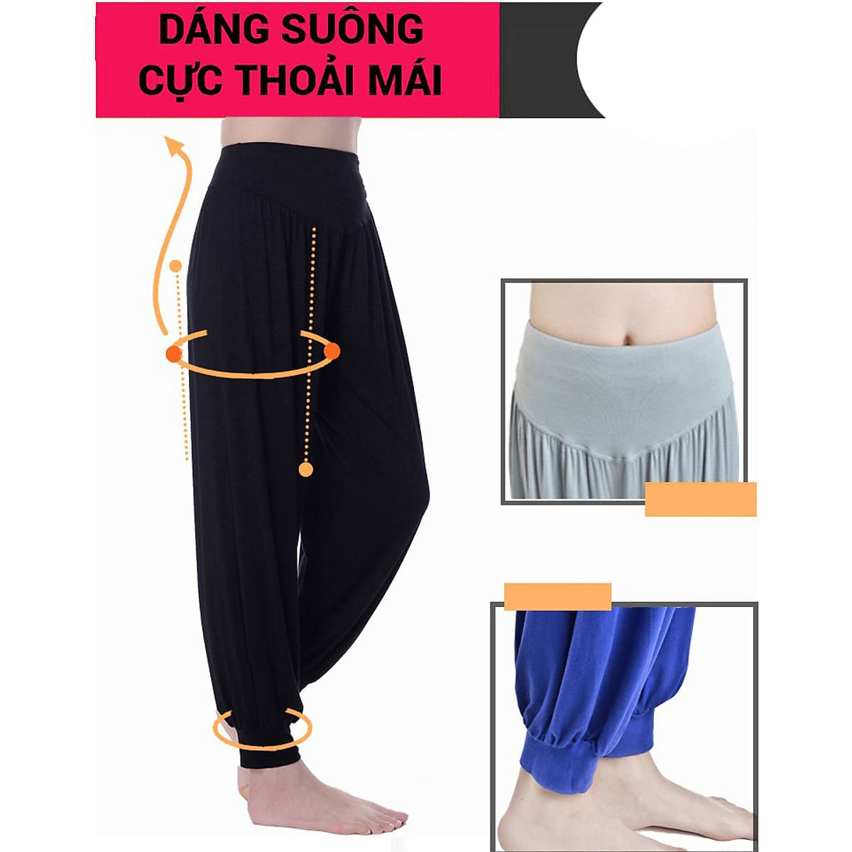 Quần Alibaba Tập Thể Thao Yoga KIP23 Co dãn 4 chiều cực đẹp