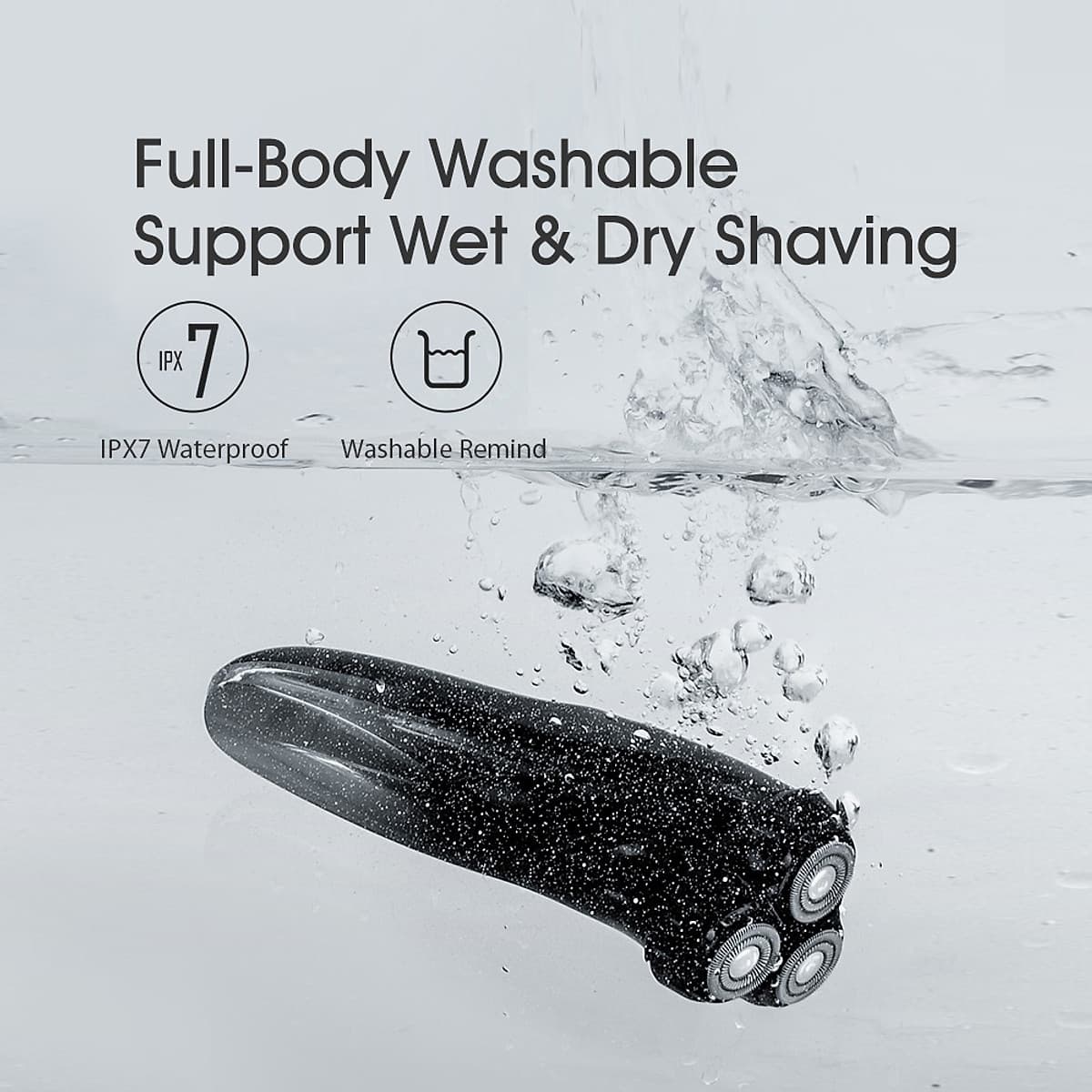 Máy Cạo Râu Điện Xiaomi Enchen BlackStone 3 3D Với 3 Lưỡi Cạo Và Kết Nối USB