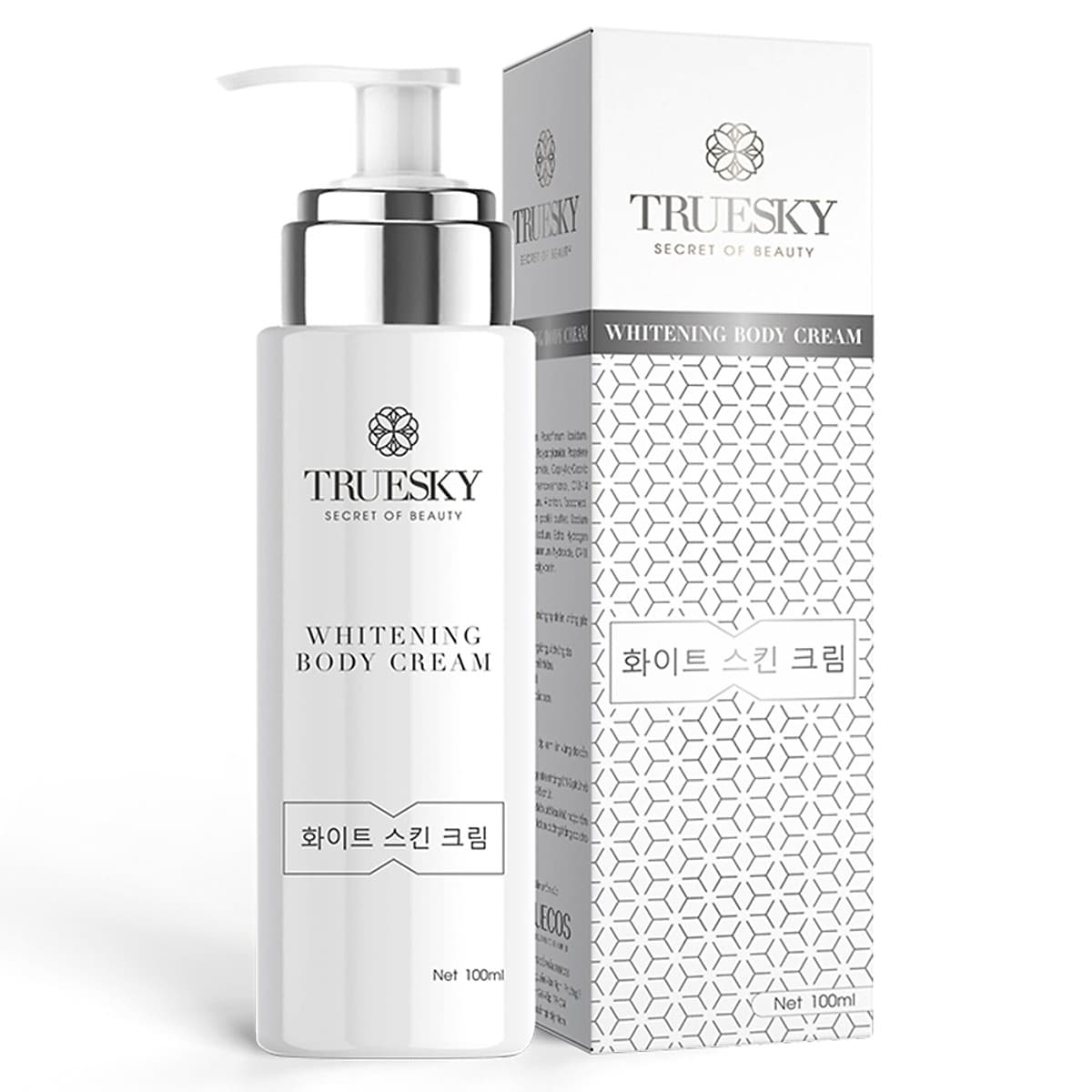 Kem ủ trắng da toàn thân cấp tốc Truesky dạng vòi nhấn bật tone ngay lần đầu 100ml - Whitening Body Cream