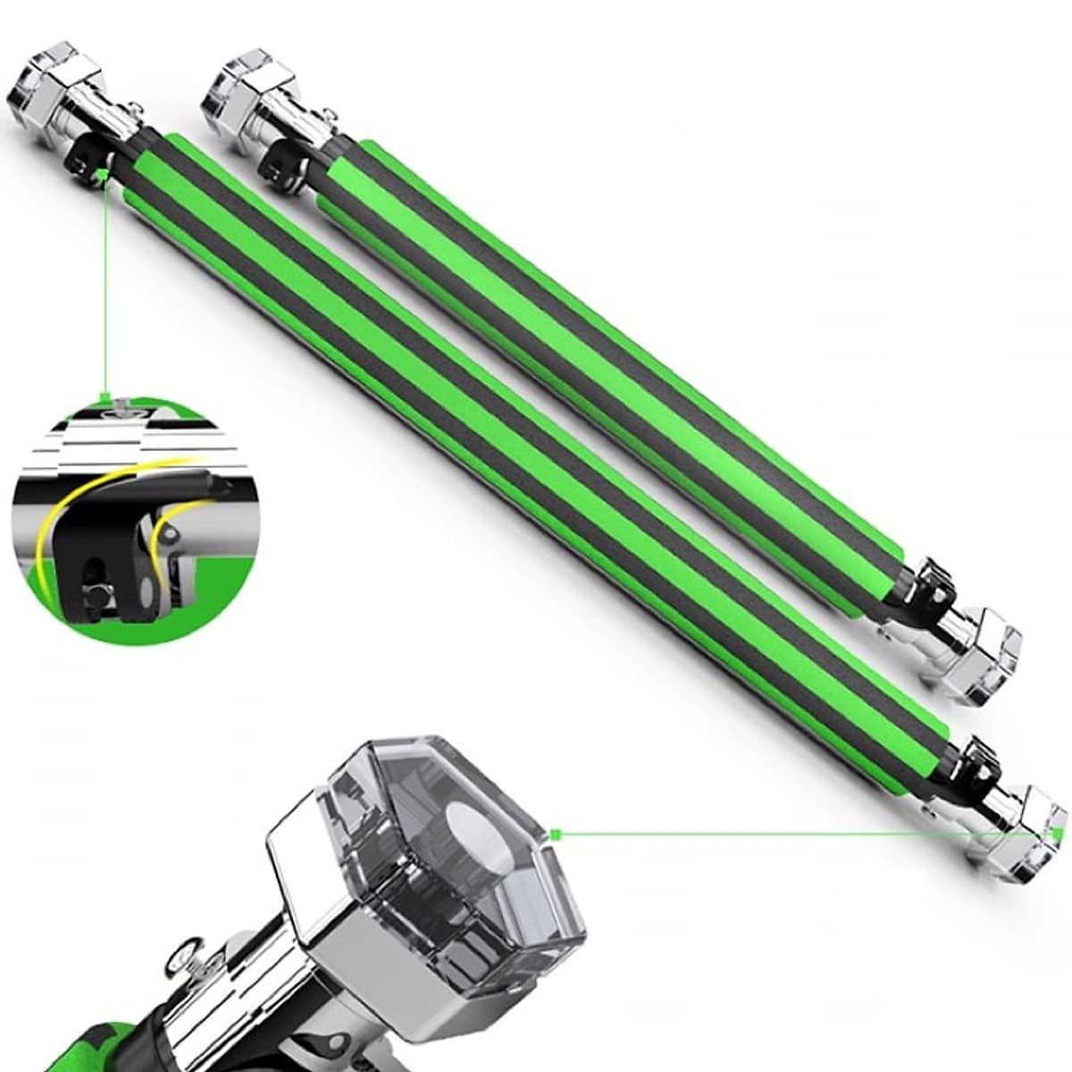 Xà đơn gắn cửa cải tiến có chốt chống xoay (83cm-130cm)	