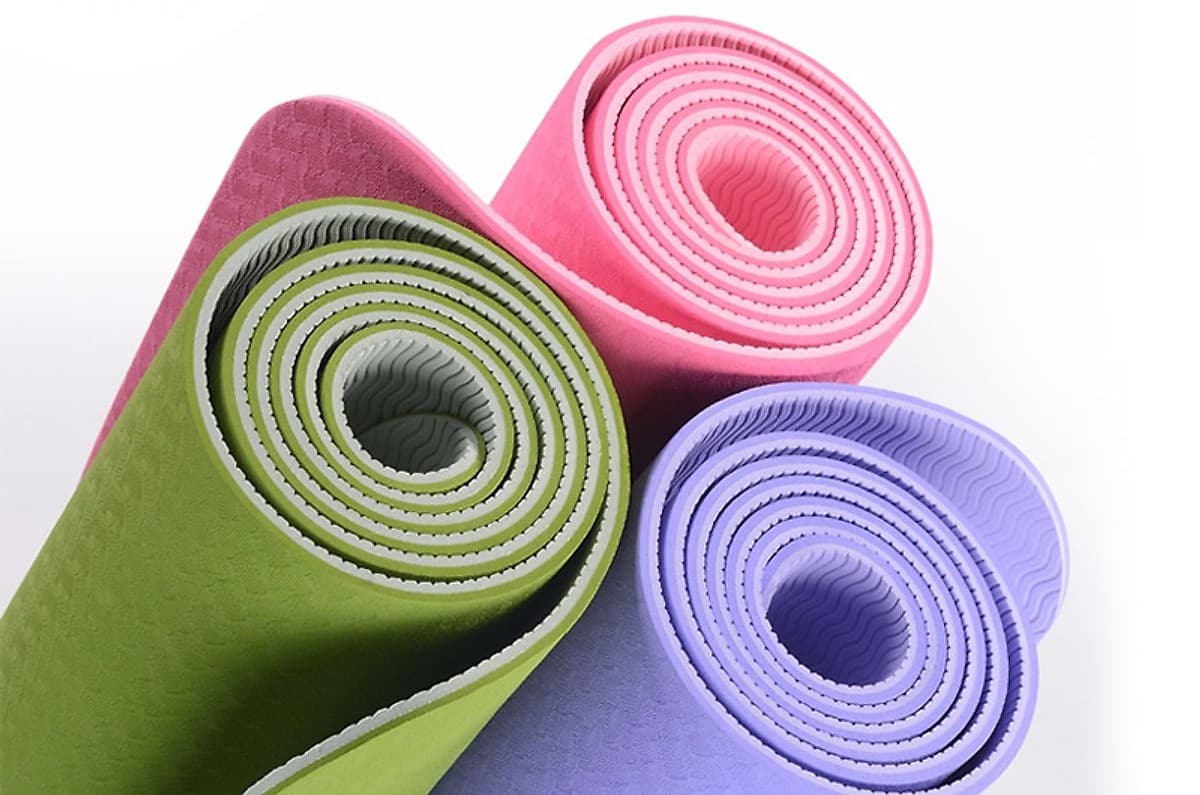 Thảm Tập YoGa Dày 8mm miDoctor + Bao Thảm Tập Yoga + Dây Thảm Tập Yoga (Túi, Dây Giao Màu Ngẫu Nhiên)