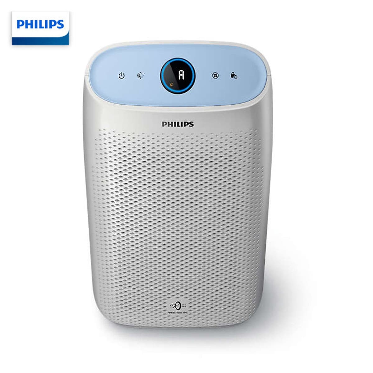 Máy lọc không khí trong nhà Philips AC1216/00 Công suất  50W Chất lượng không khí 4 màu, kết hợp màn hình led hiển thị - Hàng nhập khẩu