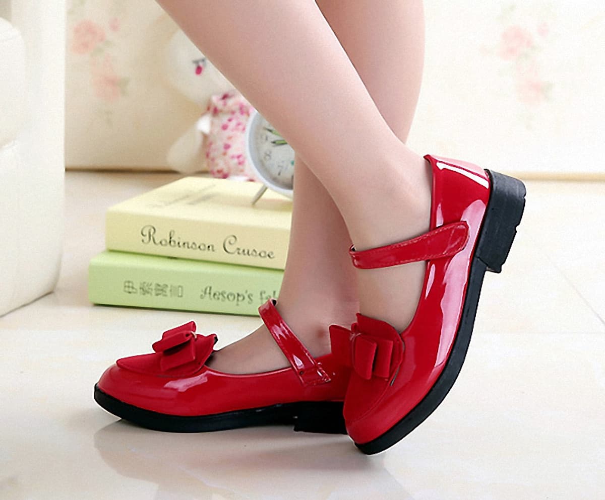 Giày búp bê nơ xinh cho bé gái 3 - 12 tuổi - G1