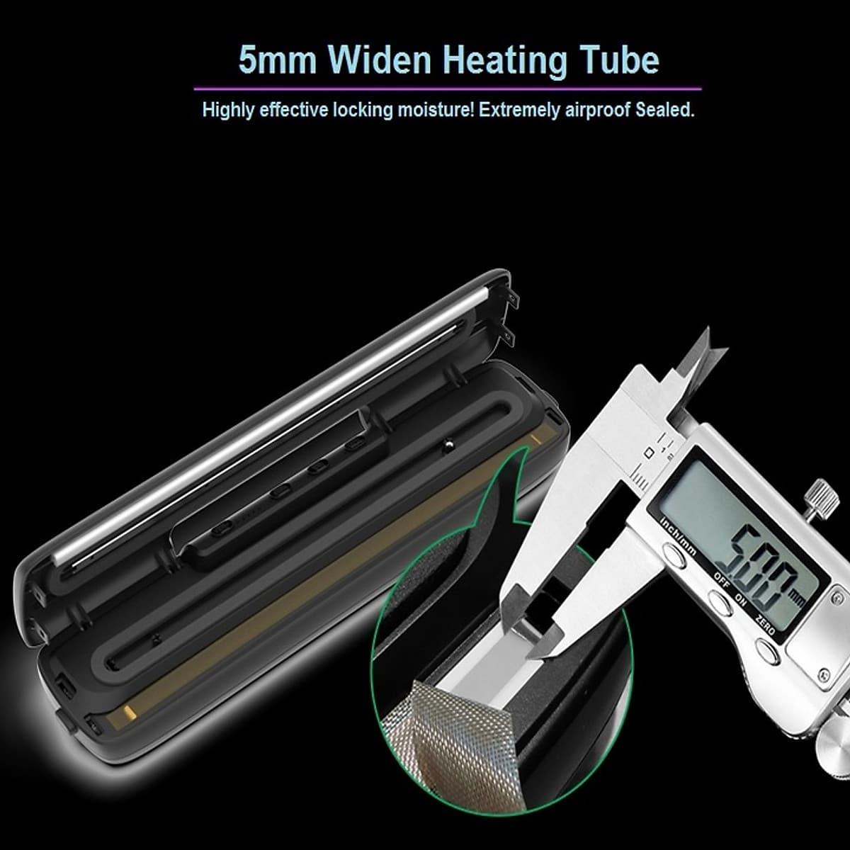 Máy hút chân không khô và ướt cao cấp AP-12X tích hợp 5 chế độ điểu khiển nhiệt độ, hàn được miệng túi dày 5mm, hàn bề ngang túi tối đa túi là 32cm
