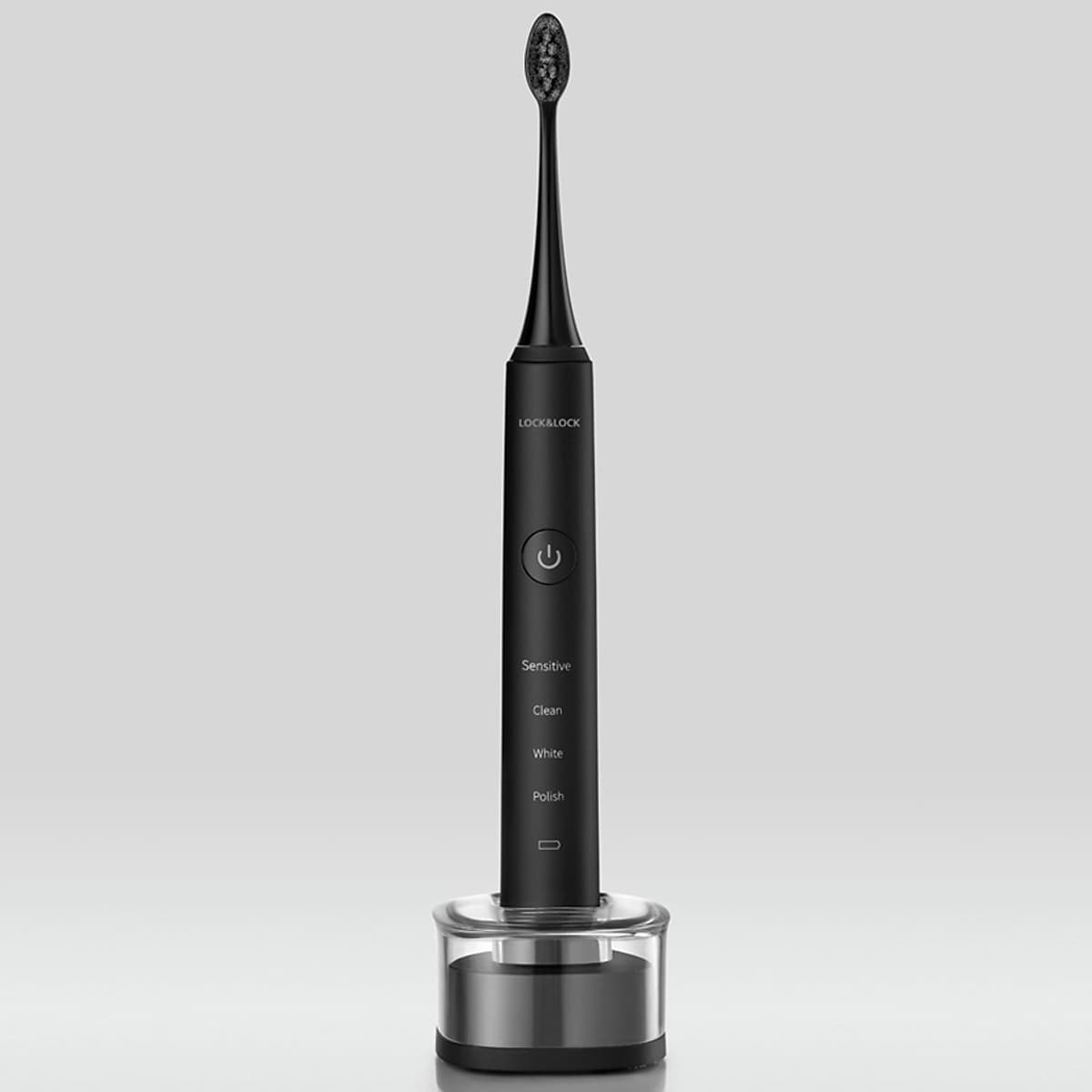 Bàn Chải Đánh Răng Điện Lock&lock ENR346BLK - DC3.7V, Trọng Lượng 235g, Sạc Không Dây - Màu Đen
