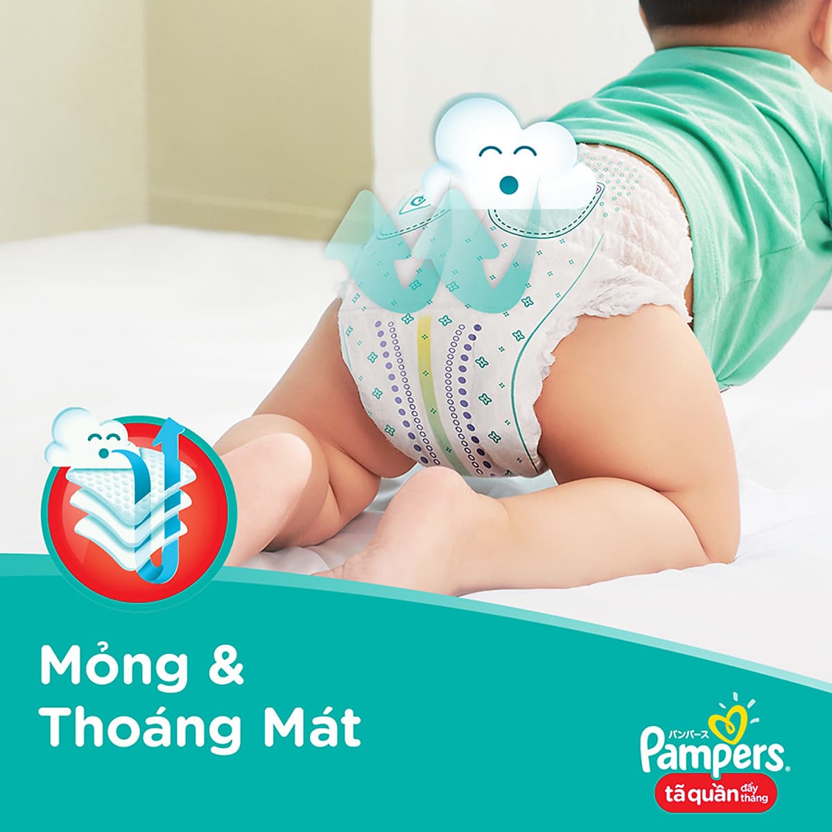 Tã Quần Pampers Giữ Dáng Mới Gói Lớn L36 (36 Miếng)