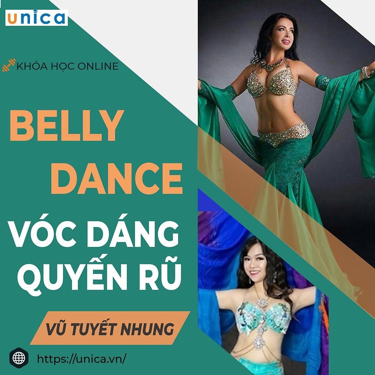  Khóa học SỨC KHỎE- Múa bụng BELLYDANCE vóc dáng quyến rũ- UNICA.VN