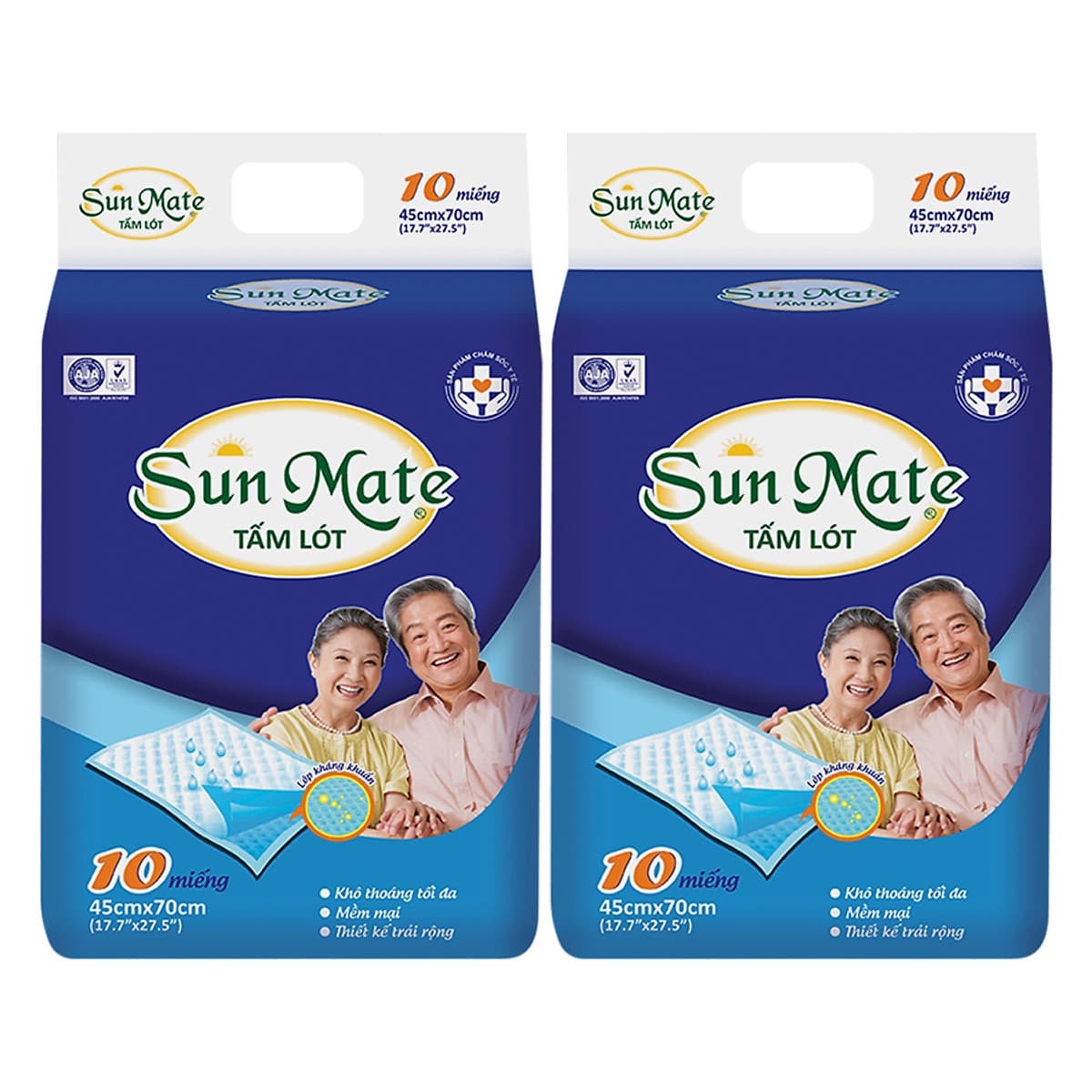 Combo 2 Tấm Lót SunMate (45 x 70 cm)