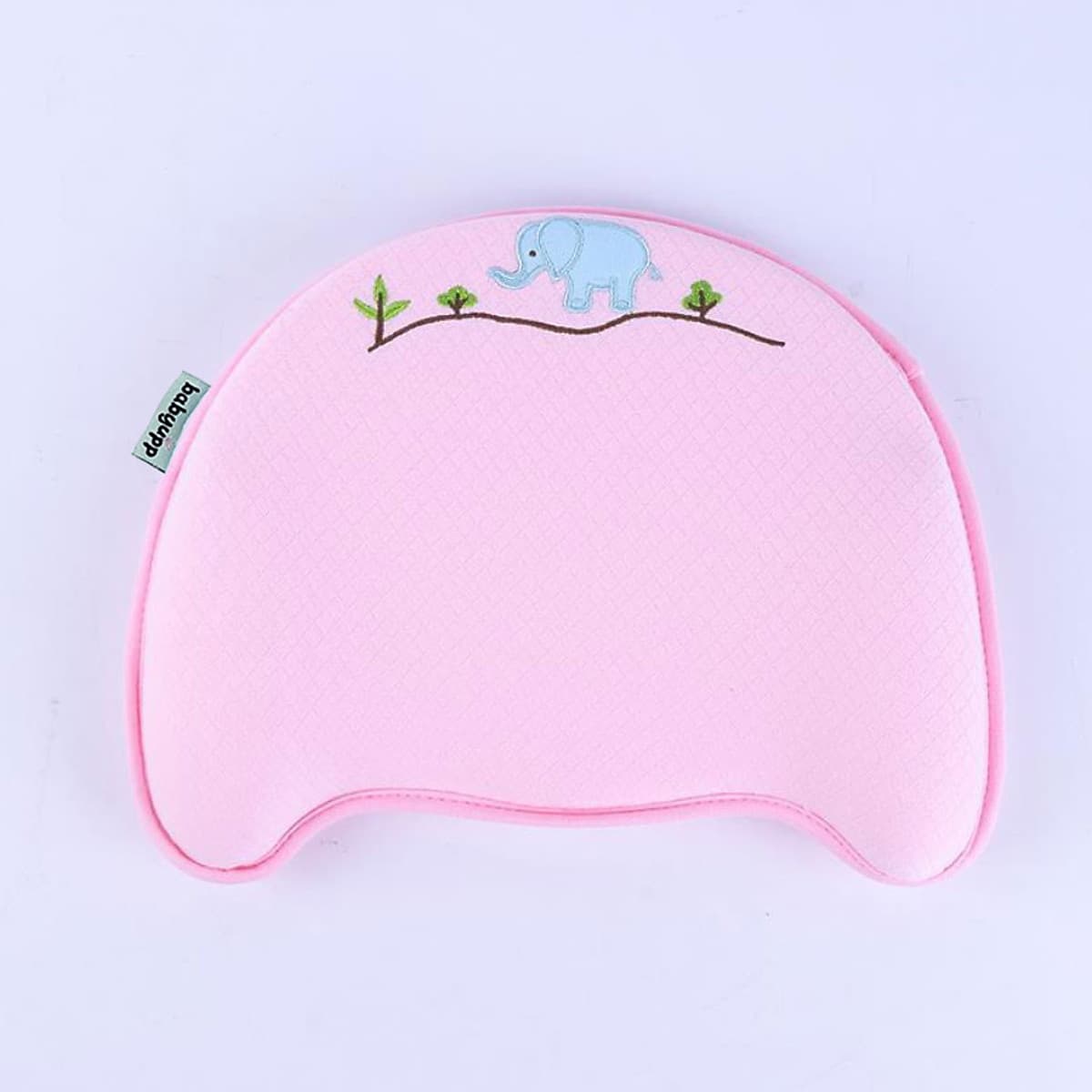 Gối cao su non cho bé cao cấp. Gối chống bẹp đầu, méo đầu, móp đầu cho em bé và trẻ sơ sinh Babyupp. Tặng kèm cẩm nang chăm sóc bé