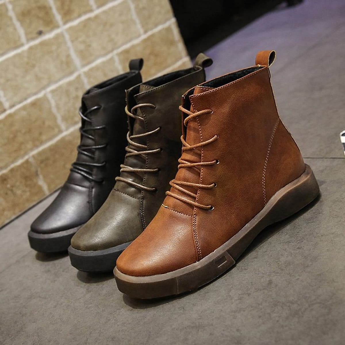 Giày boot phong cách Hàn Quốc trẻ trung cá tính dành cho nữ