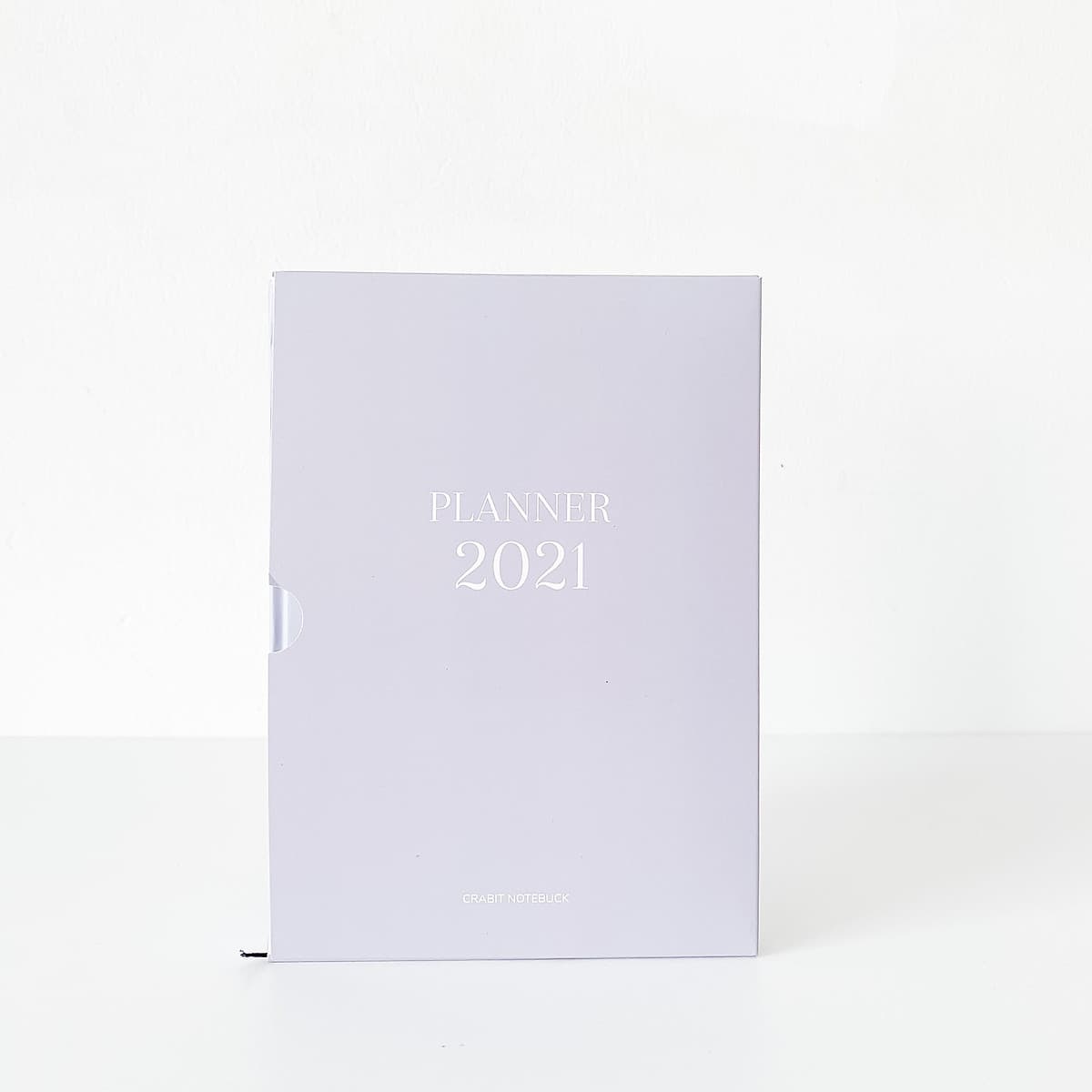 Sổ tay Planner 2021 Crabit Notebuck - Sổ Kế hoạch 2021 Bìa cứng - Lịch năm, tháng, tuần, trang dot, bản đồ Việt Nam