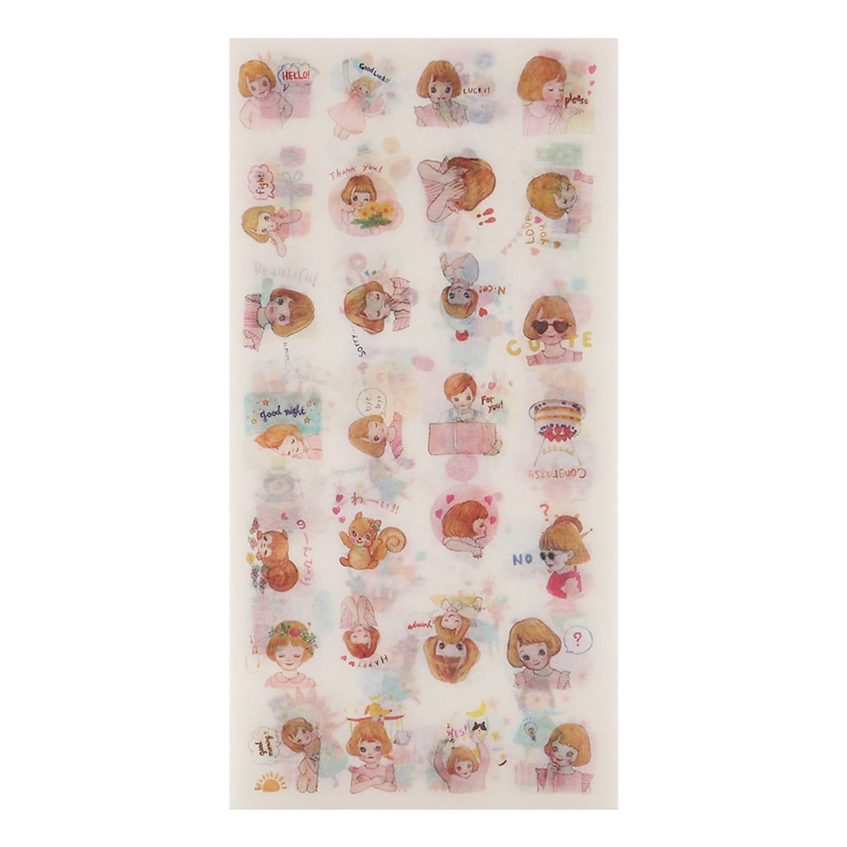 Bộ 6 Tấm Sticker Dán Trang Trí