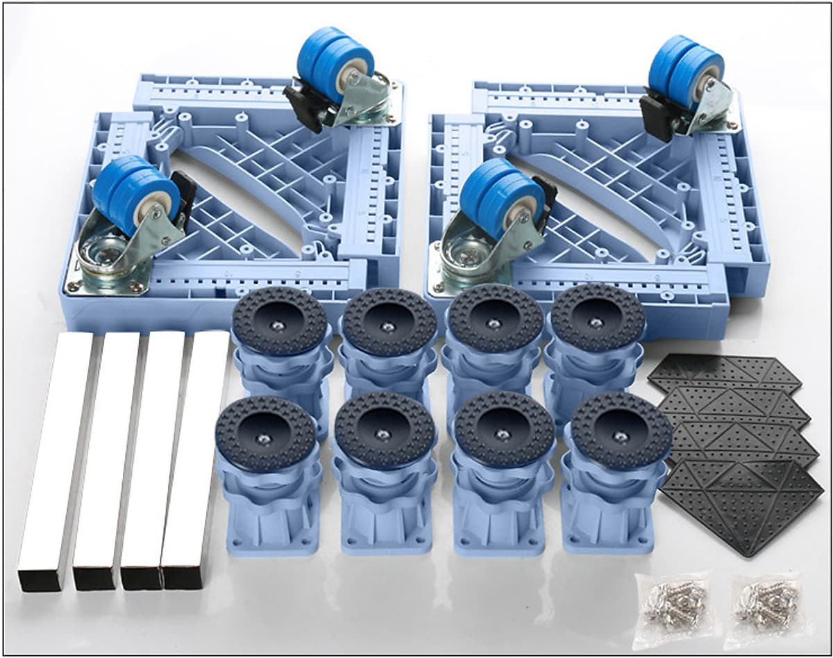 Chân đế máy giặt tủ lạnh inox cao cấp tải trọng 1000kg - hàng nhập khẩu