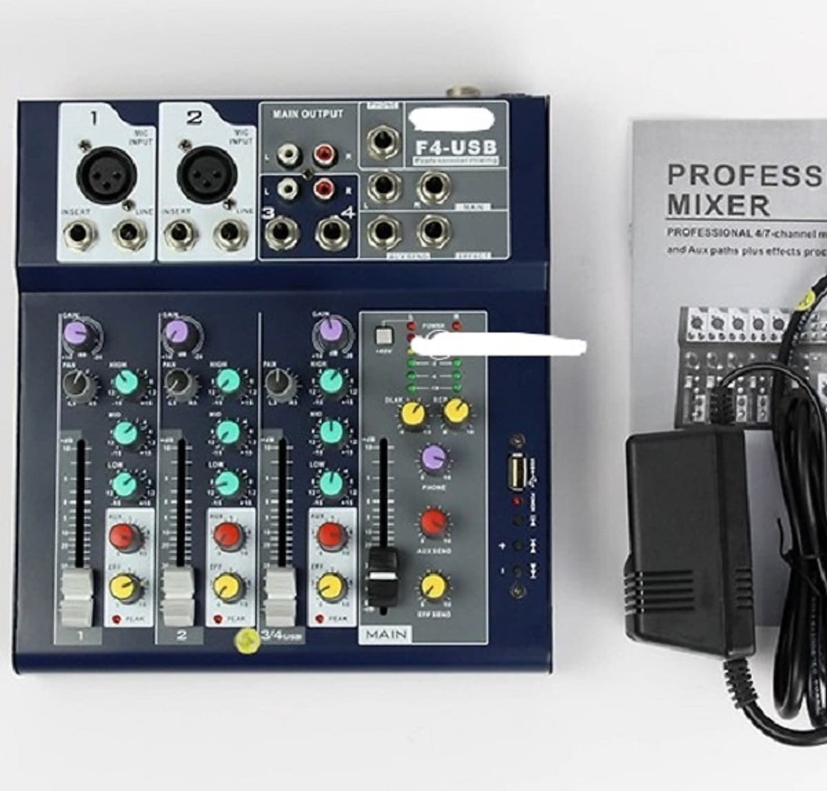 Mixer F4 USB Hát Karaoke Thu âm 