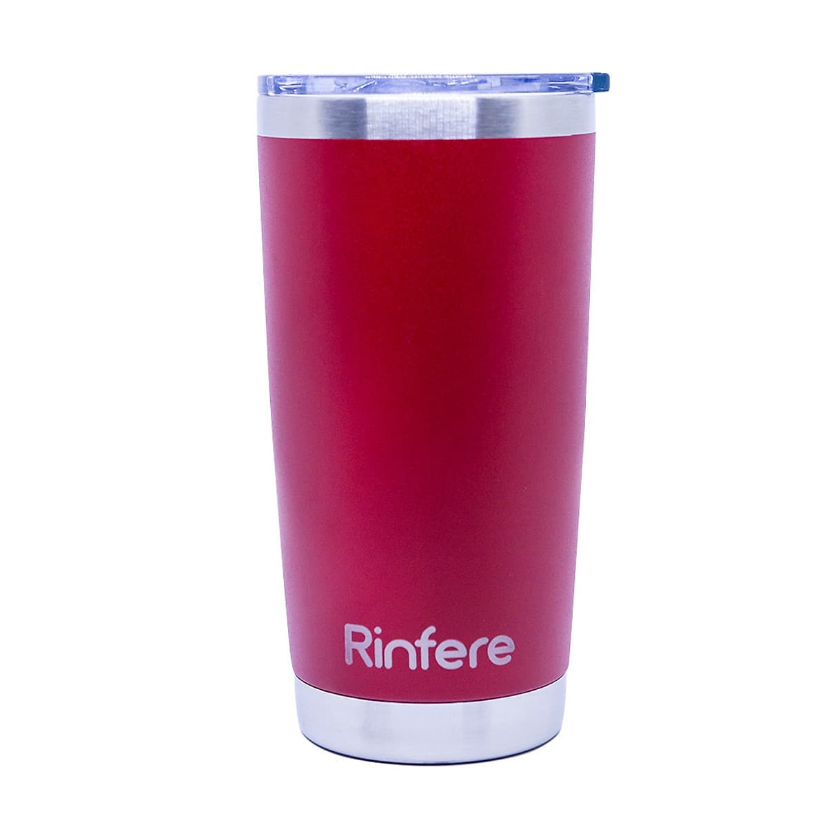 Ly Giữ Nhiệt Nắp Trượt Chống Tràn Rinfere - Tặng Kèm Ống Hút Không Gỉ, Dụng Cụ Vệ Sinh Ông Hút (590ml)