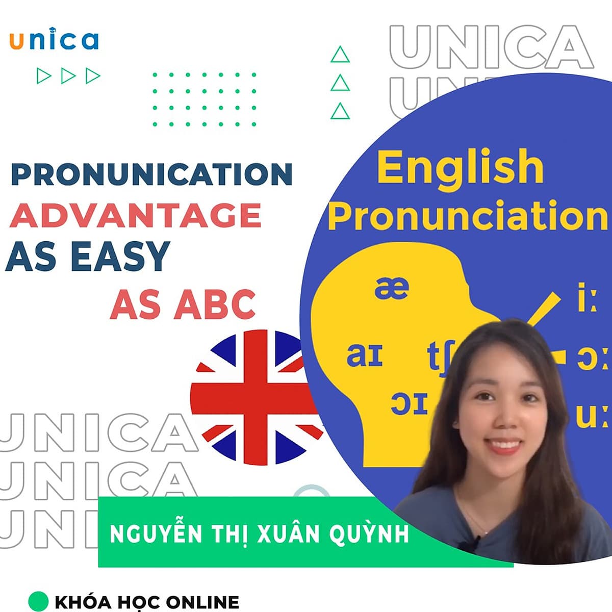 - Khóa học NGOẠI NGỮ - Lợi Thế Phát Âm - Pronunication Advantage - As easy as ABC- UNICA.VN