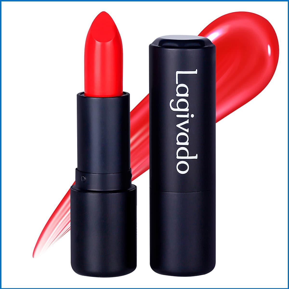 Son lì có dưỡng lên môi màu chuẩn, lâu trôi Hàn Quốc Lagivado Lip Satin dạng thỏi 3.5 gram -  có 5 màu son
