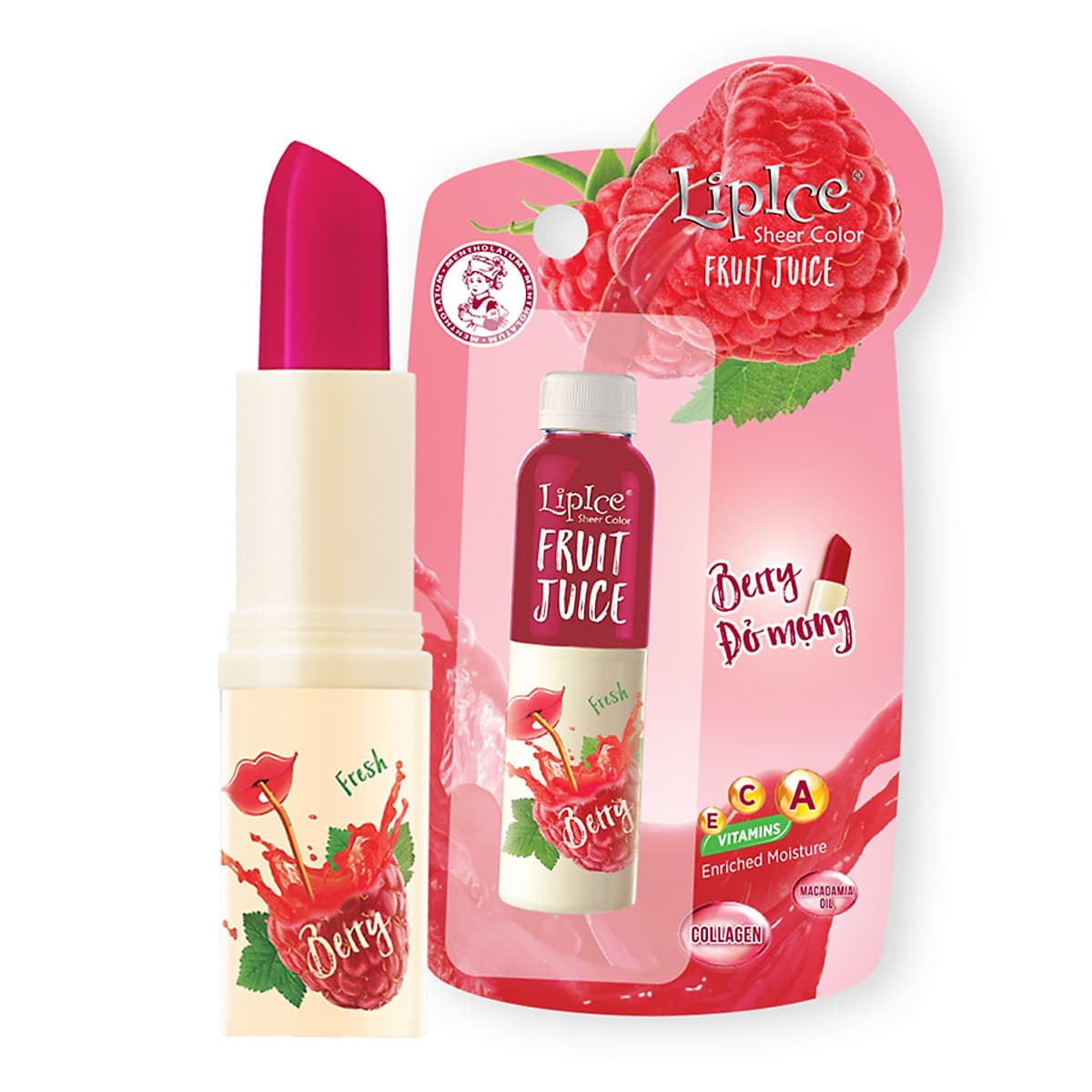 Son dưỡng chiết xuất trái cây Lipice Sheer Color Fruit Juice 4g