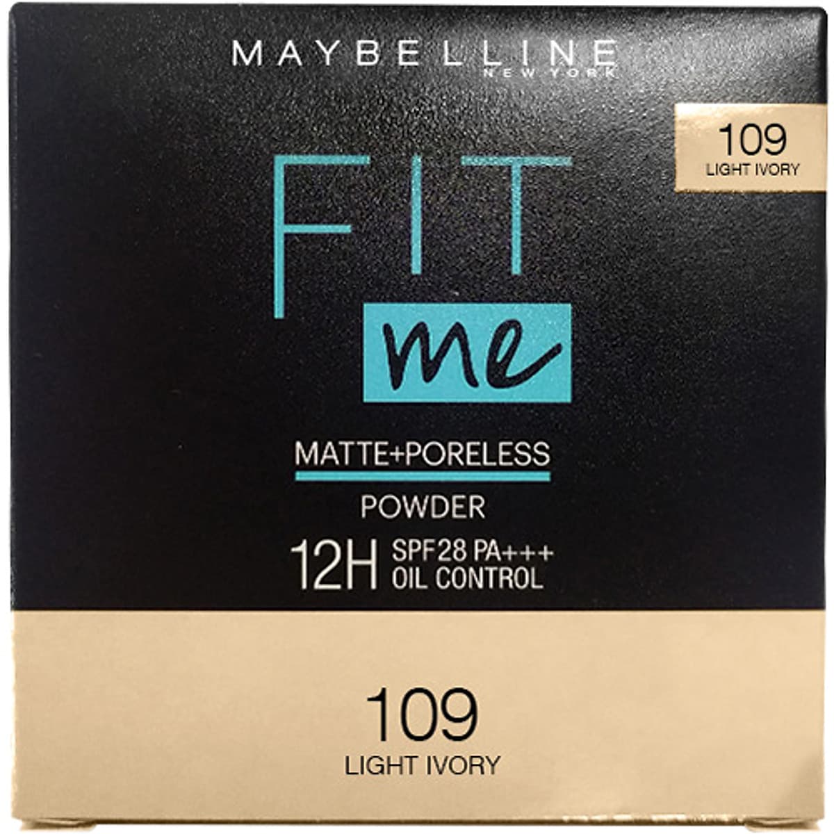 Phấn Nền Kiềm Dầu Chống Nắng 12H SPF 28 PA+++ Mịn Lì Lâu Trôi Fit Me Maybelline New York Compact Powder 6g