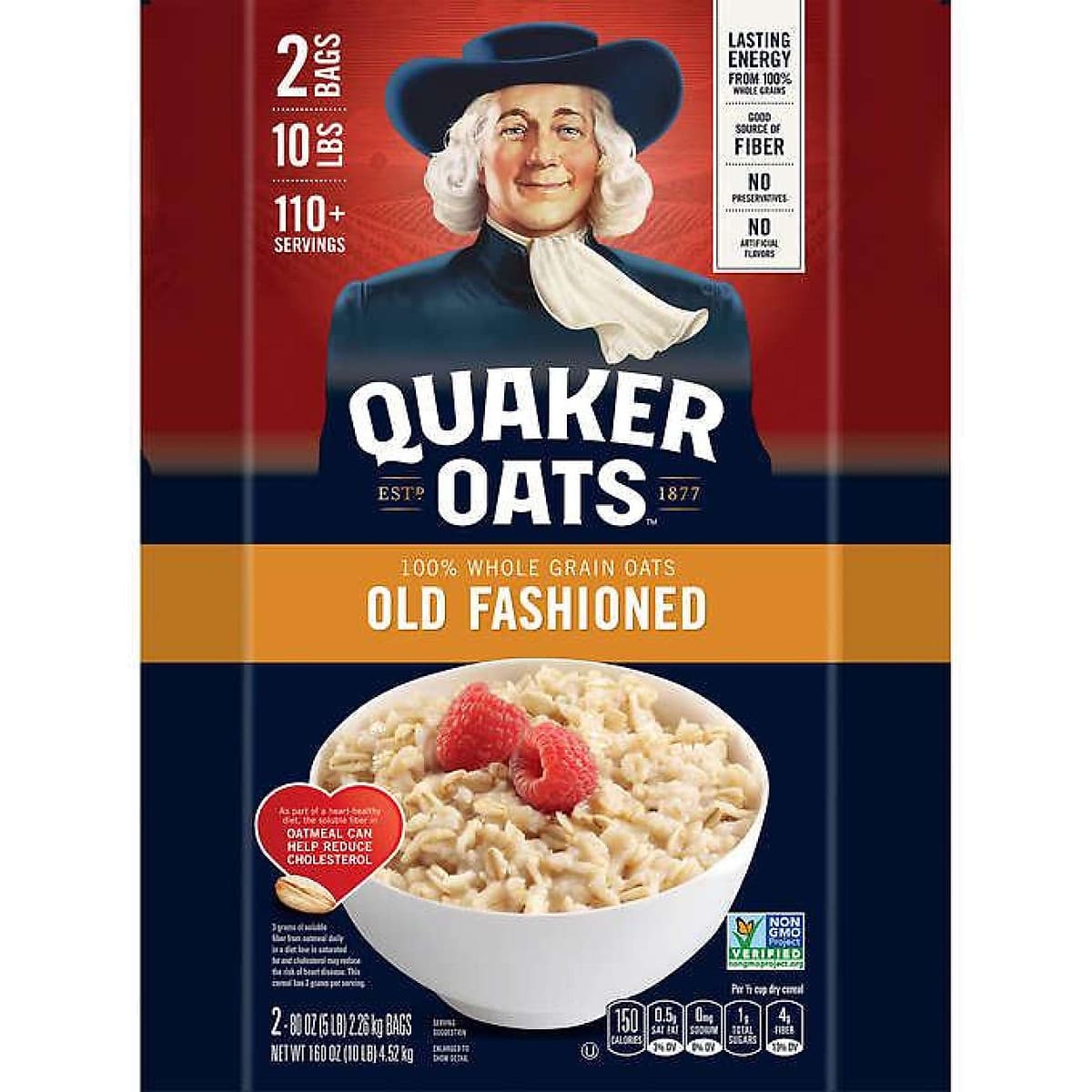Yến mạch Quaker Oats nguyên chất 100% nhập khẩu từ Mỹ - Chính Hãng