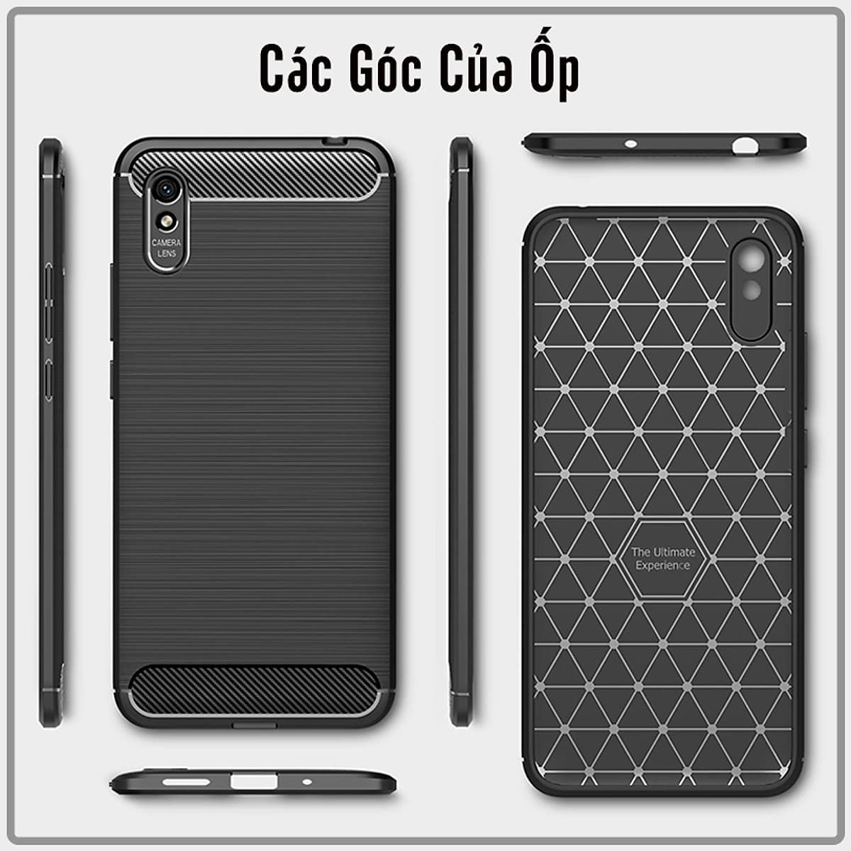 Ốp lưng cho Xiaomi Redmi 9A Chống sốc - Rugged Armor
