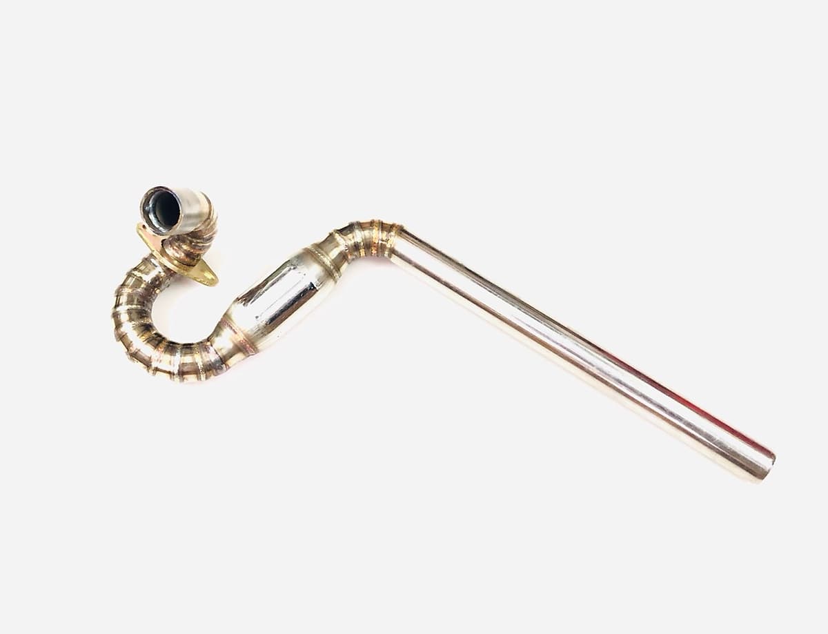 cổ pô inox bầu hơi dành cho xe wave