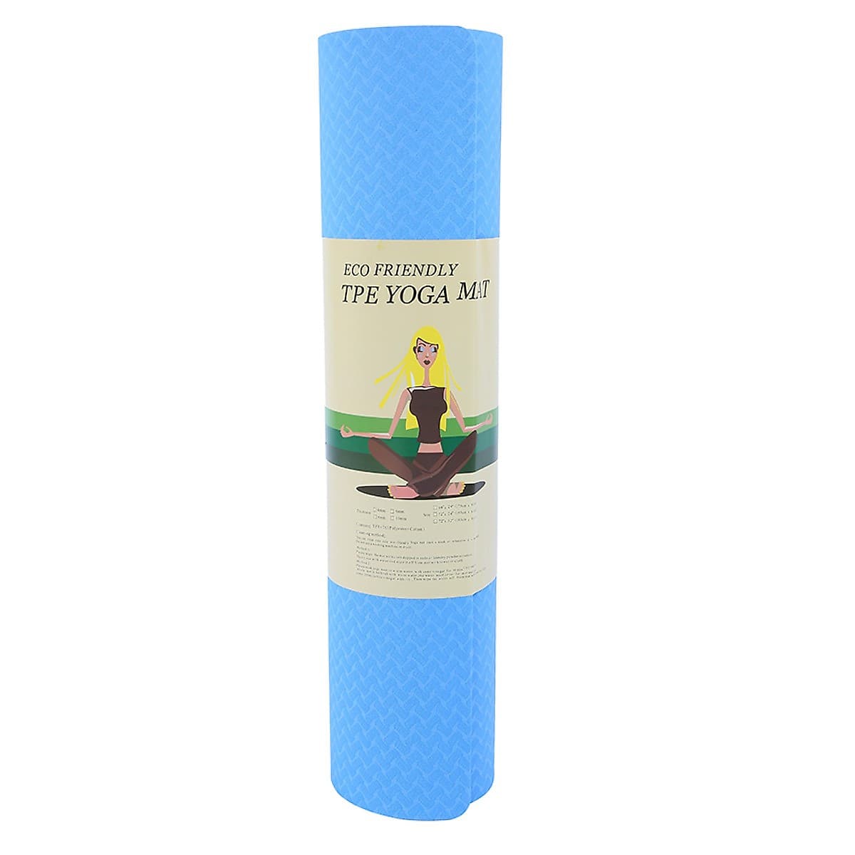 Thảm Tập YoGa, Gym miDoctor + Bao Thảm Tập Yoga + Dây Thảm Tập Yoga (Túi, Dây Giao Màu Ngẫu Nhiên)