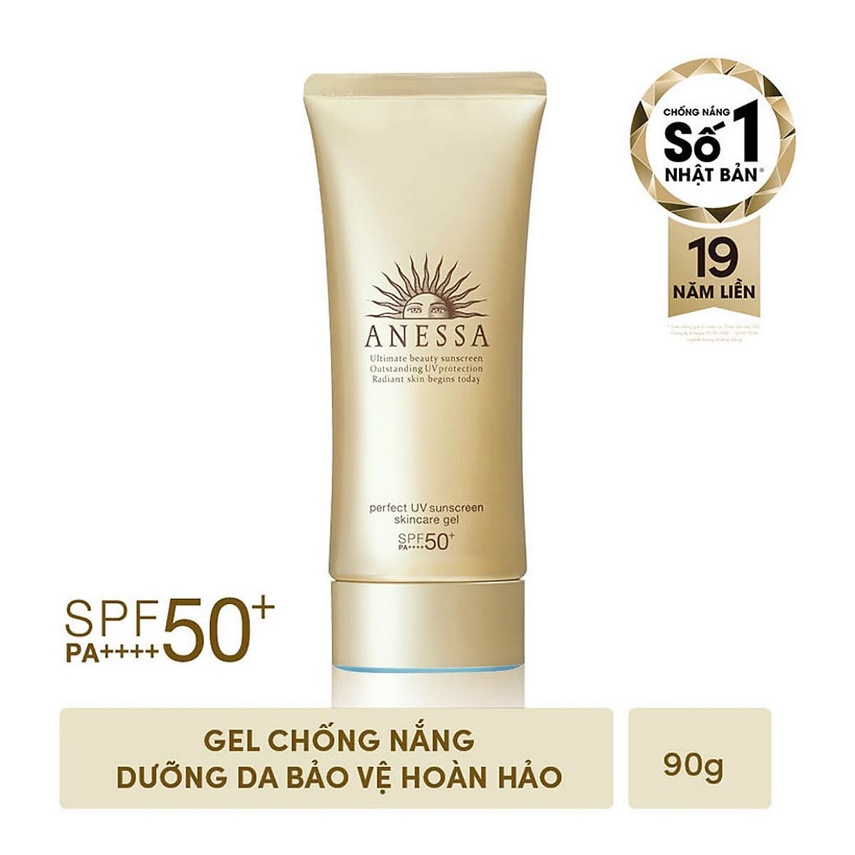 Kem chống nắng dạng gel bảo vệ hoàn hảo Anessa Perfect UV Sunscreen Skincare Gel 90g