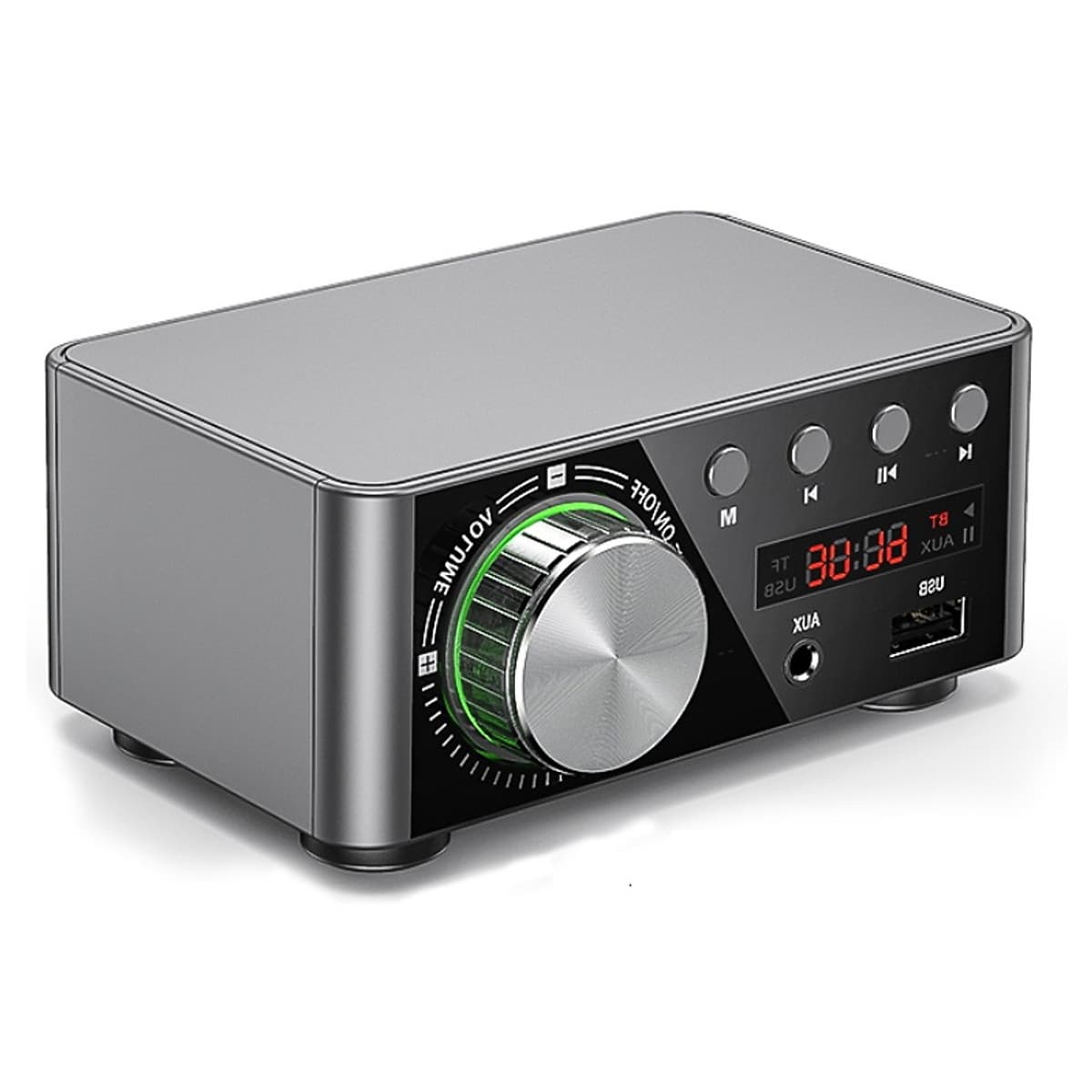HIFI BT5.0 Digital Amplifier Mini Stereo Audio Amp 100W Dual Channel Sound Power Audio Receiver Stereo AMP USB AUX for
