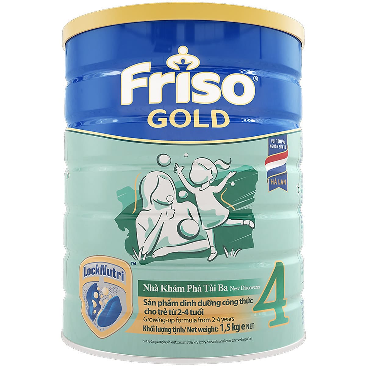 Sữa Bột Friso Gold 4 Cho Trẻ Từ 2-4 Tuổi 1500g