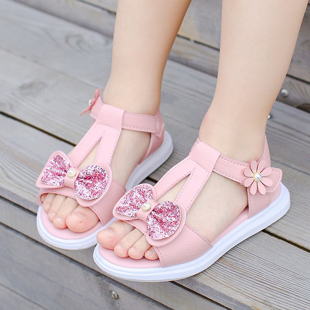 Sandal bé gái 3 - 12 tuổi kiểu dáng Hàn Quốc SG31