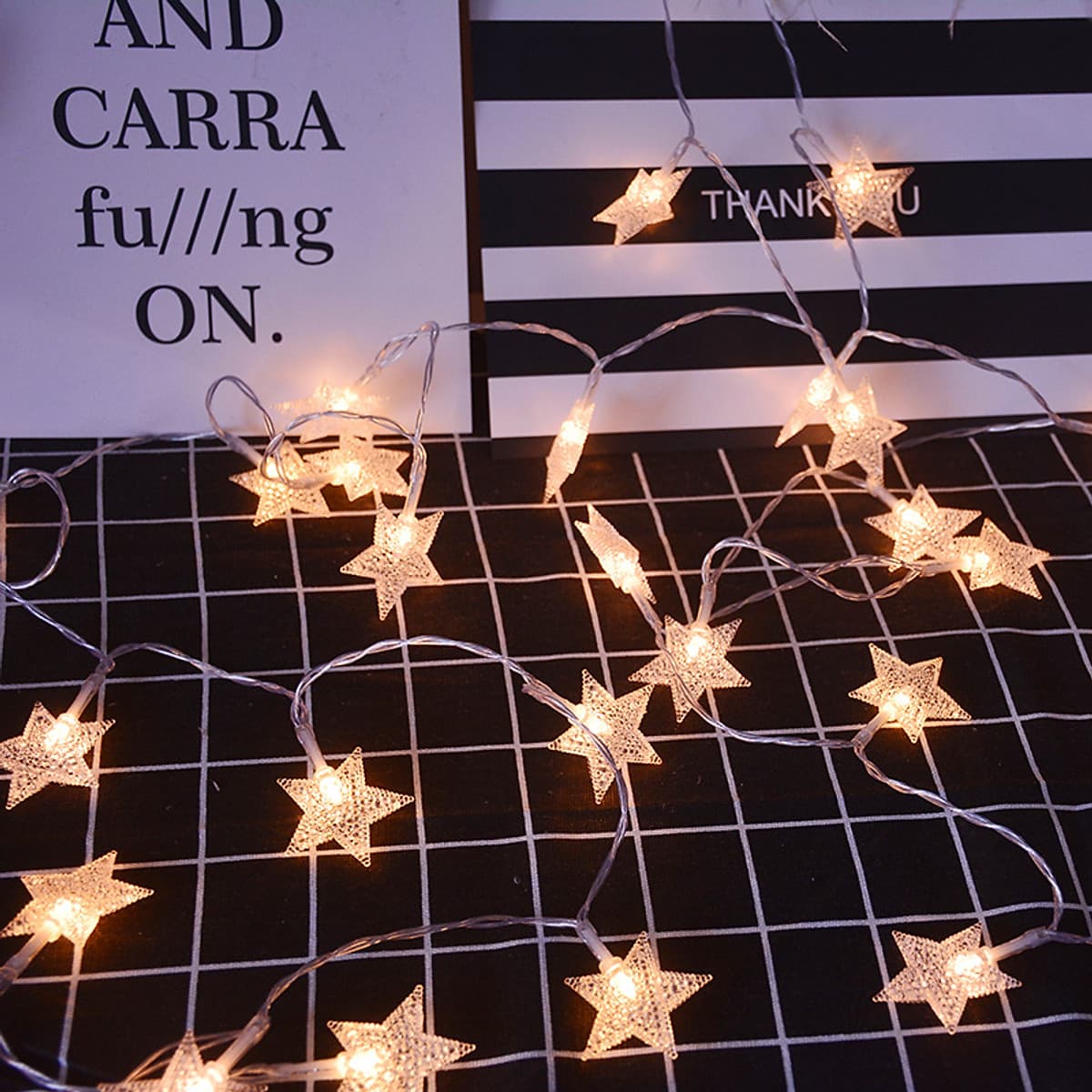 Đèn LED Hình Ngôi Sao Trang Trí Giáng Sinh, Noel, Lễ Tết