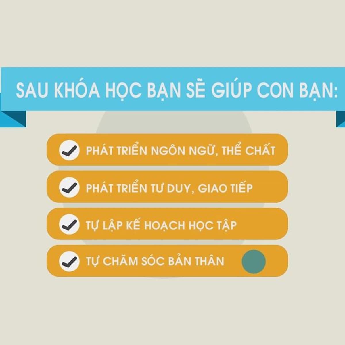  Khóa học NUÔI DẠY CON- Hành trang cho trẻ trước khi vào lớp 1- UNICA.VN