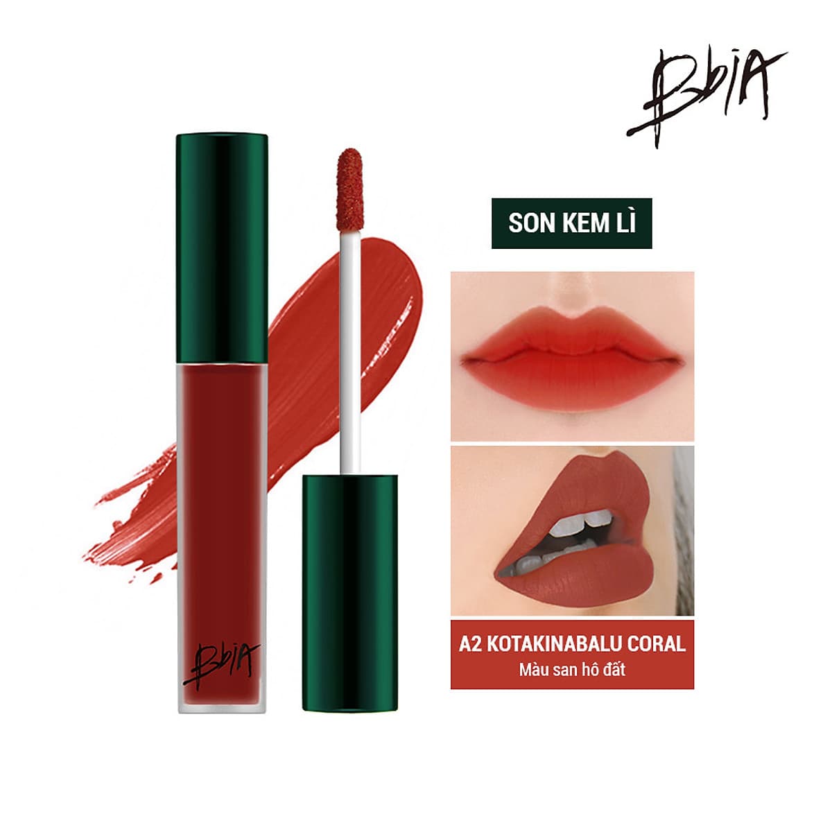 Son kem lì Bbia Last Velvet Lip Tint Asia Edition 5g (5 Màu)