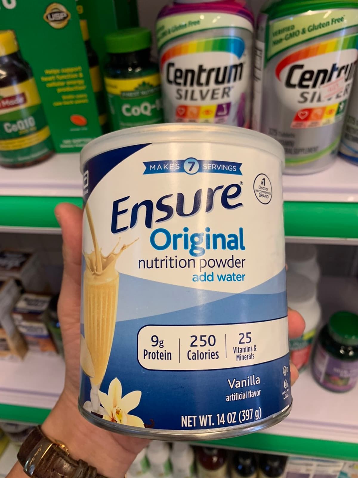 Sữa bột Ensure Original Nutrition Powder (397g) mẫu mới - Thùng 06 hộp