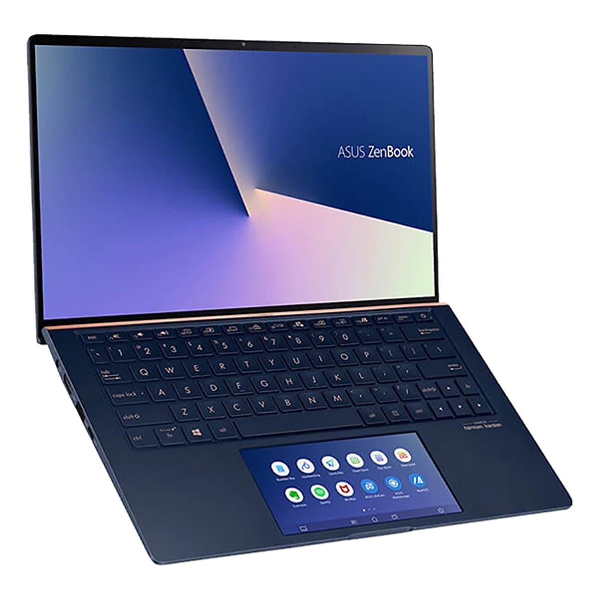 Laptop ASUS Zenbook UX434FLC-A6143T (Core i5-10210U/ 8GB LPDDR3 2133MHz/ 512GB SSD M.2 PCIE/ MX250 2GB/ 14 FHD IPS/ Win10) - Hàng Chính Hãng