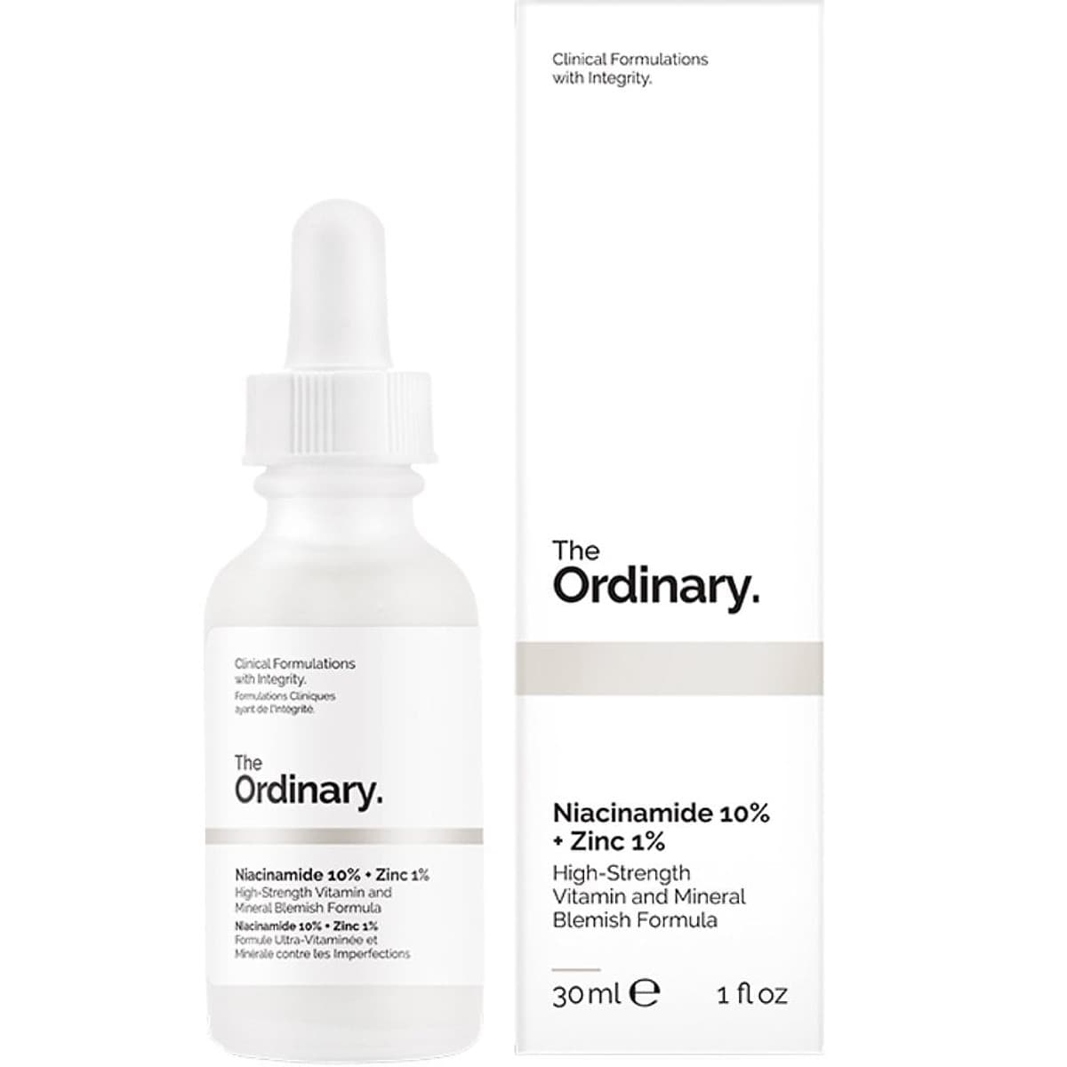 Tinh chất ngừa mụn thâm The Ordinary Niacinamide 10% + Zinc 1%