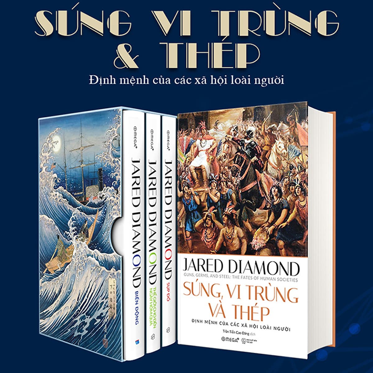 Combo 4 Cuốn Bìa Cứng: Biến Động + Sụp Đổ + Súng, Vi Trùng Và Thép + Thế Giới Cho Đến Ngày Hôm Qua (Tặng Kèm Boxet Sang Trọng)