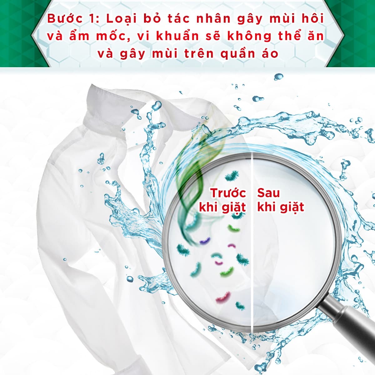 Nước Giặt Ariel Matic Cửa Trước Tươi Mát Rực Rỡ 360gr