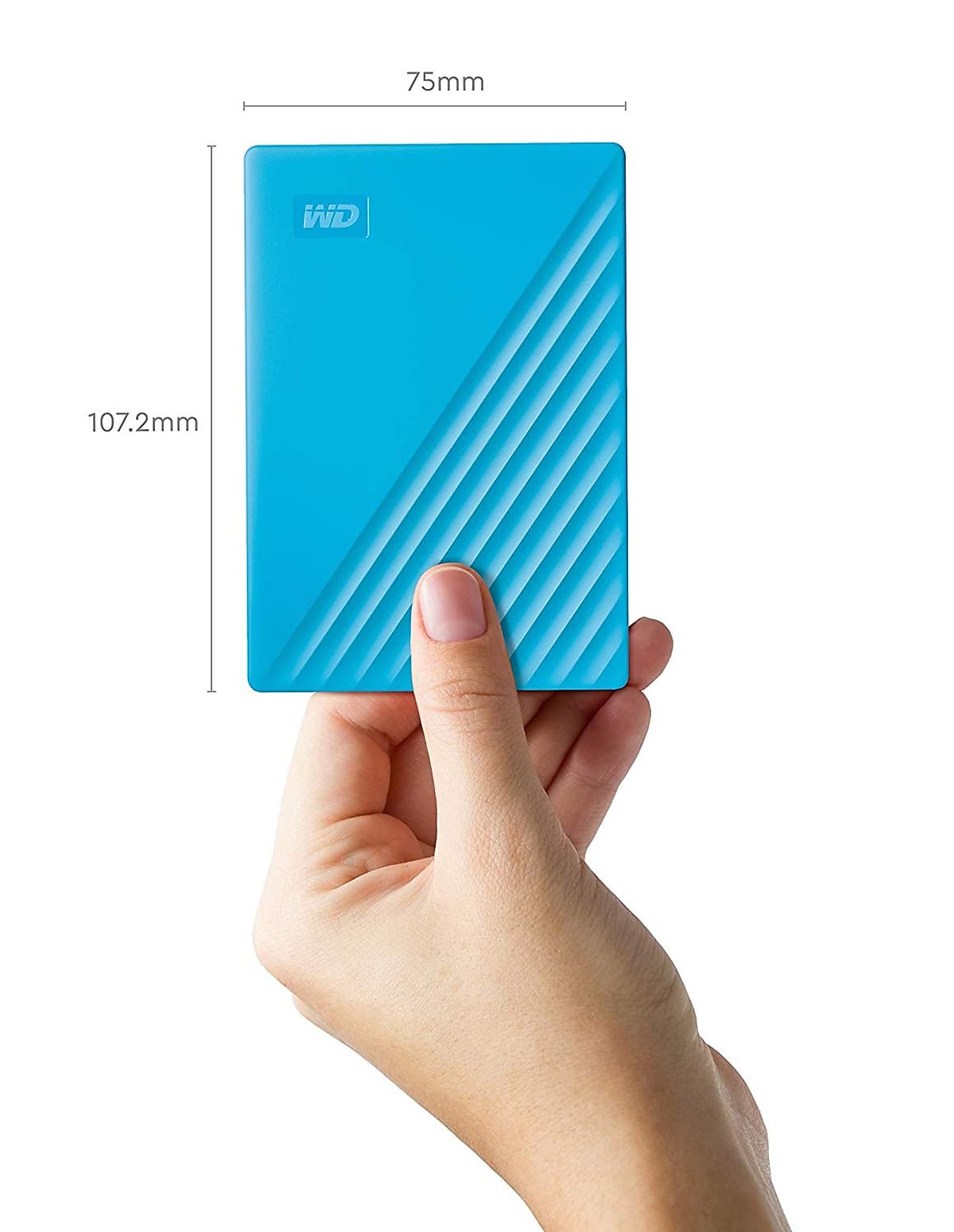 Ổ Cứng Di Dộng HDD WD My Passport 1TB 2.5" USB 3.2 WDBYVG0010B - Hàng Chính Hãng